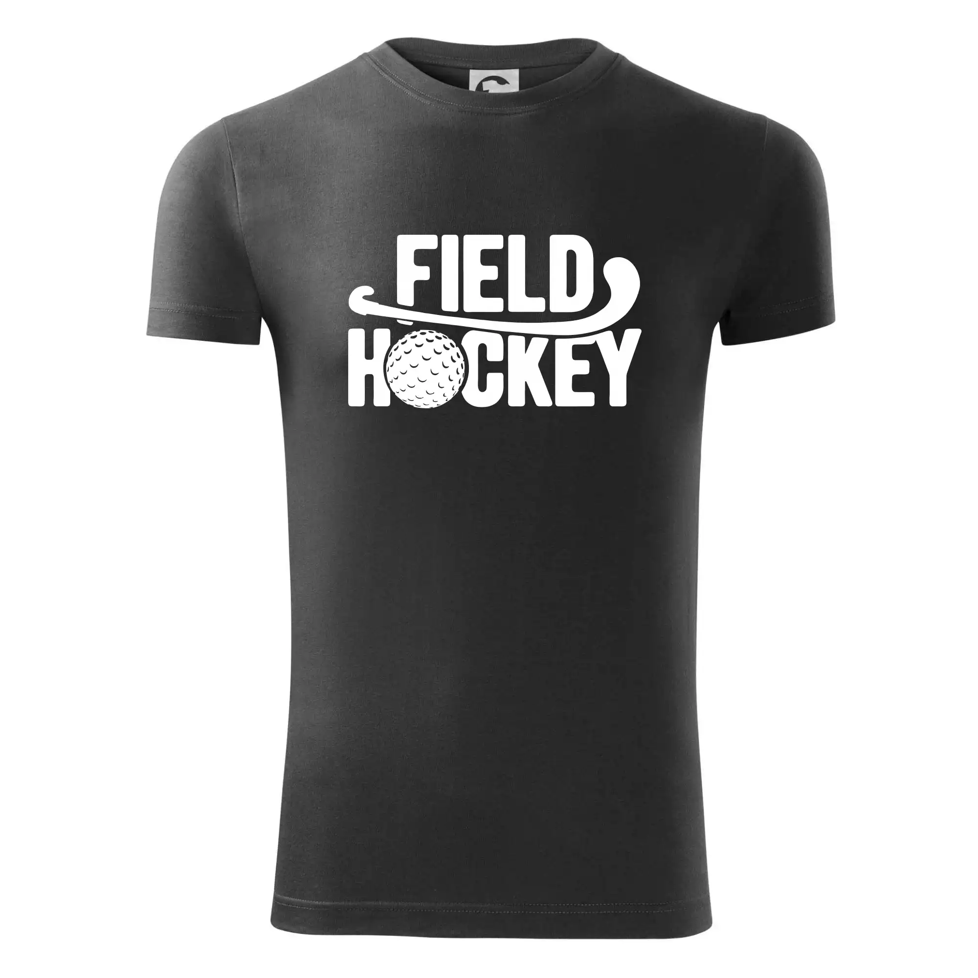 Field hockey míček a nápis