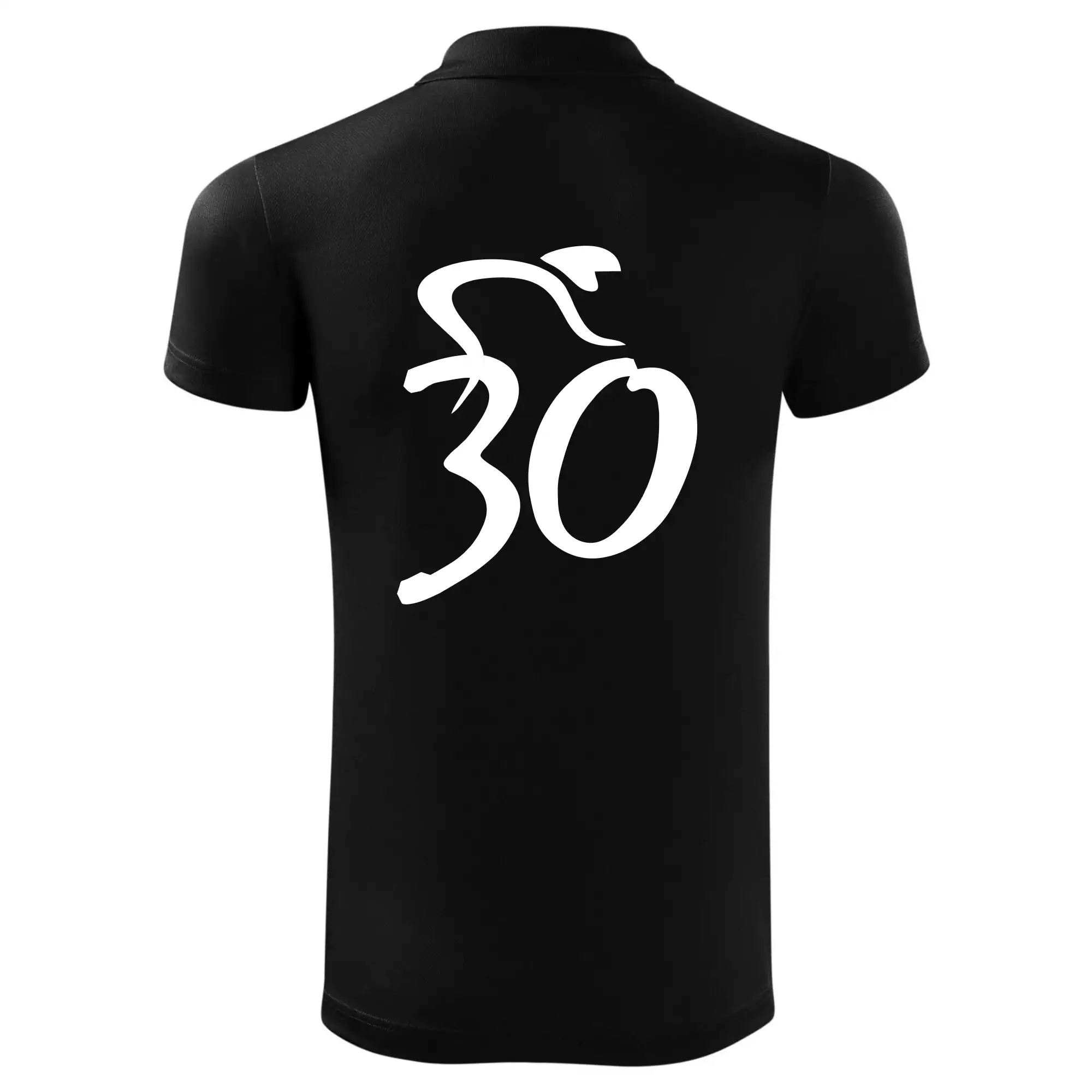 Tričko ako darček pre cyklistu - Cyklista oslavuje tridsiatku (30) - Polokošeľa Victory (športové)