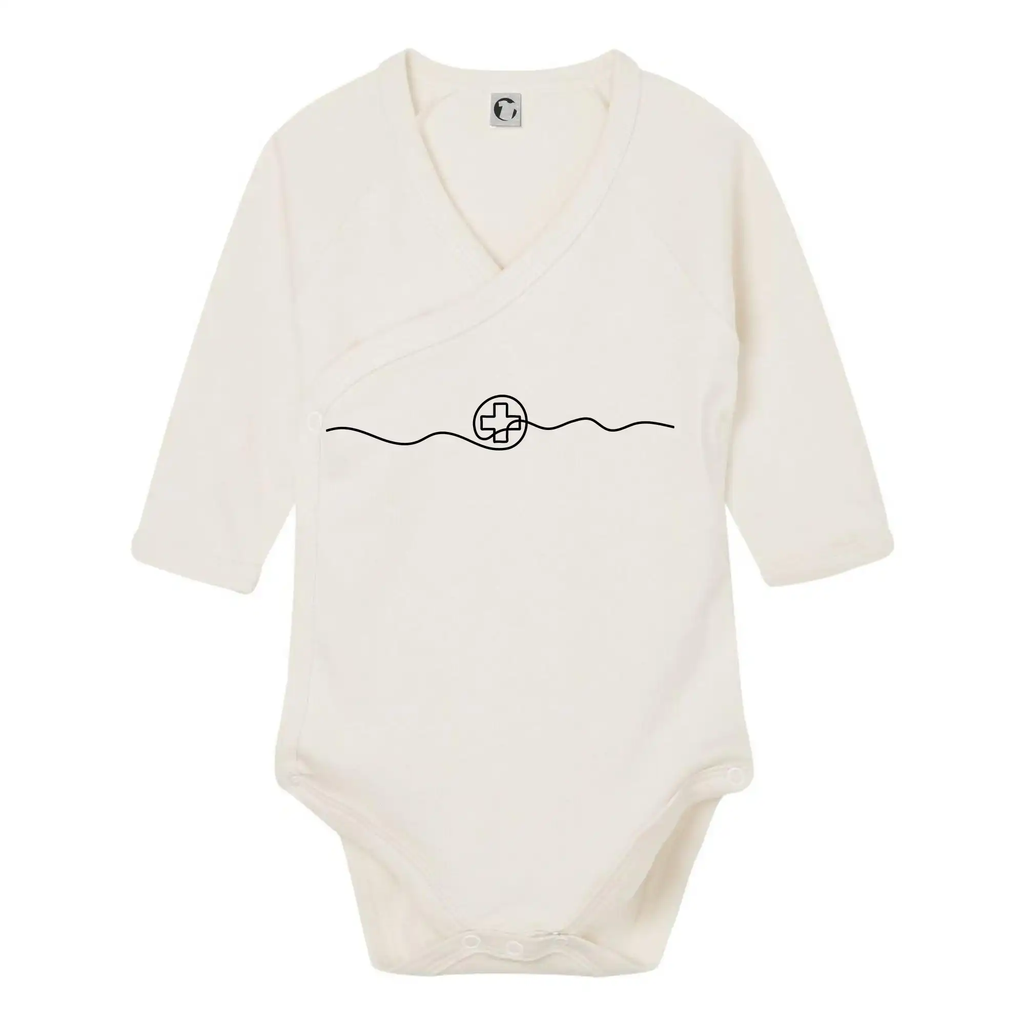 Doktor jedným ťahom - Body zavinovacie s dlhým rukávom