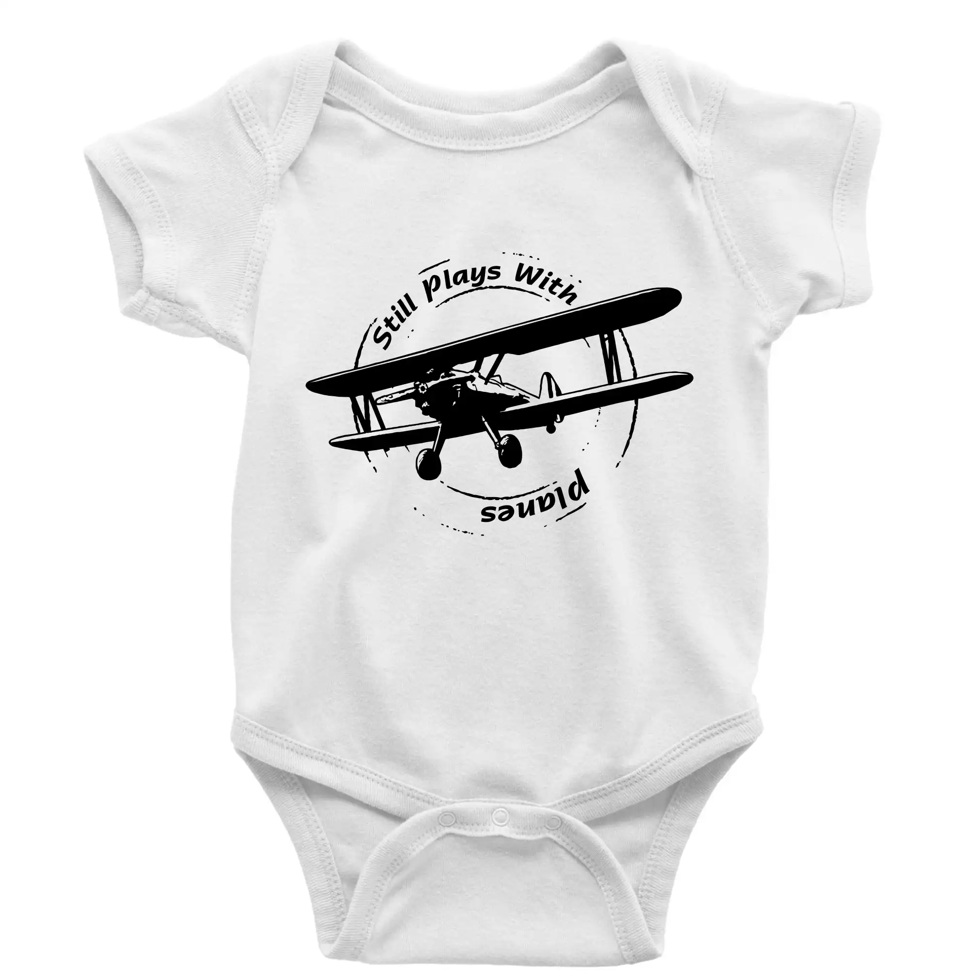 Tričká pre modelára - Still Plays With Planes - Body dojčenské s krátkym rukávom