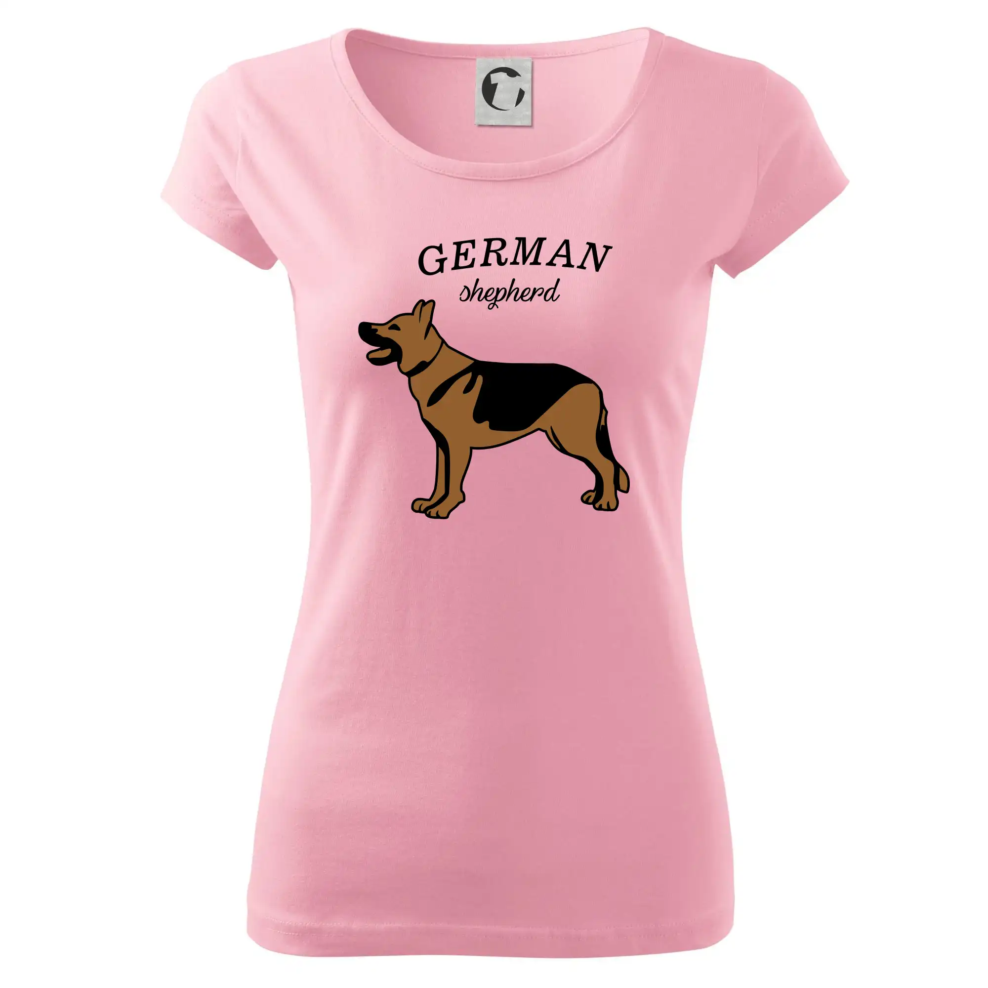 Německý ovčák - hnědý s nápisem