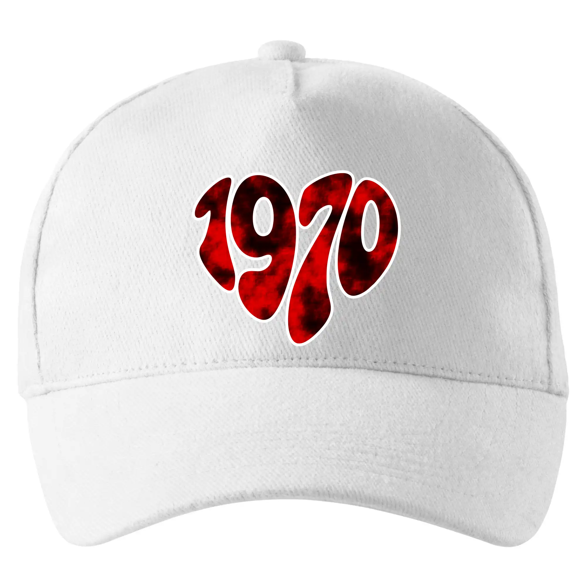 Trička s ročníkom 1970 - 1970 v srdci - Šiltovka so zahnutým šiltom a mosaznou sponou