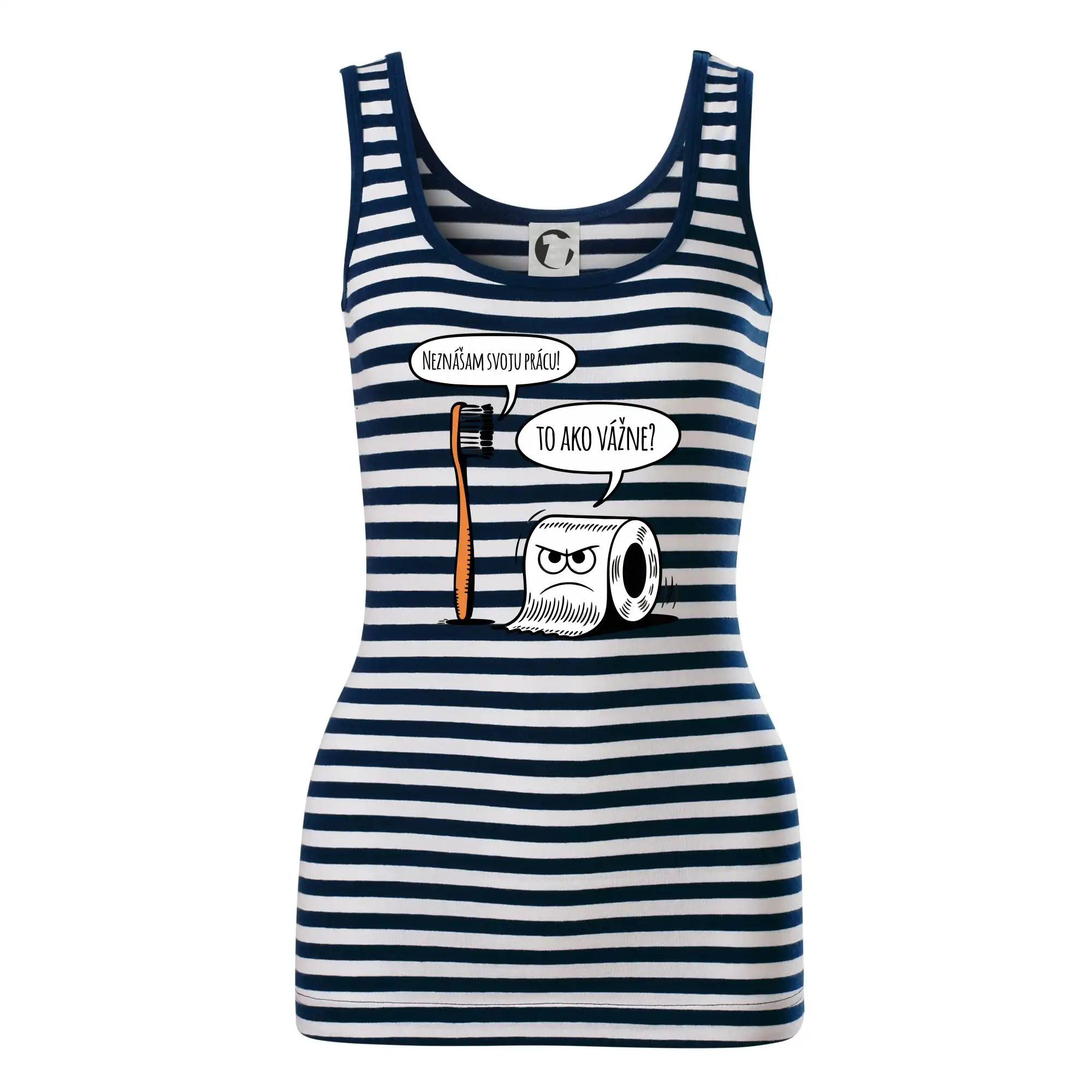 Grafické tričká - Neznášam svoju prácu - Sailor tielko na vodu