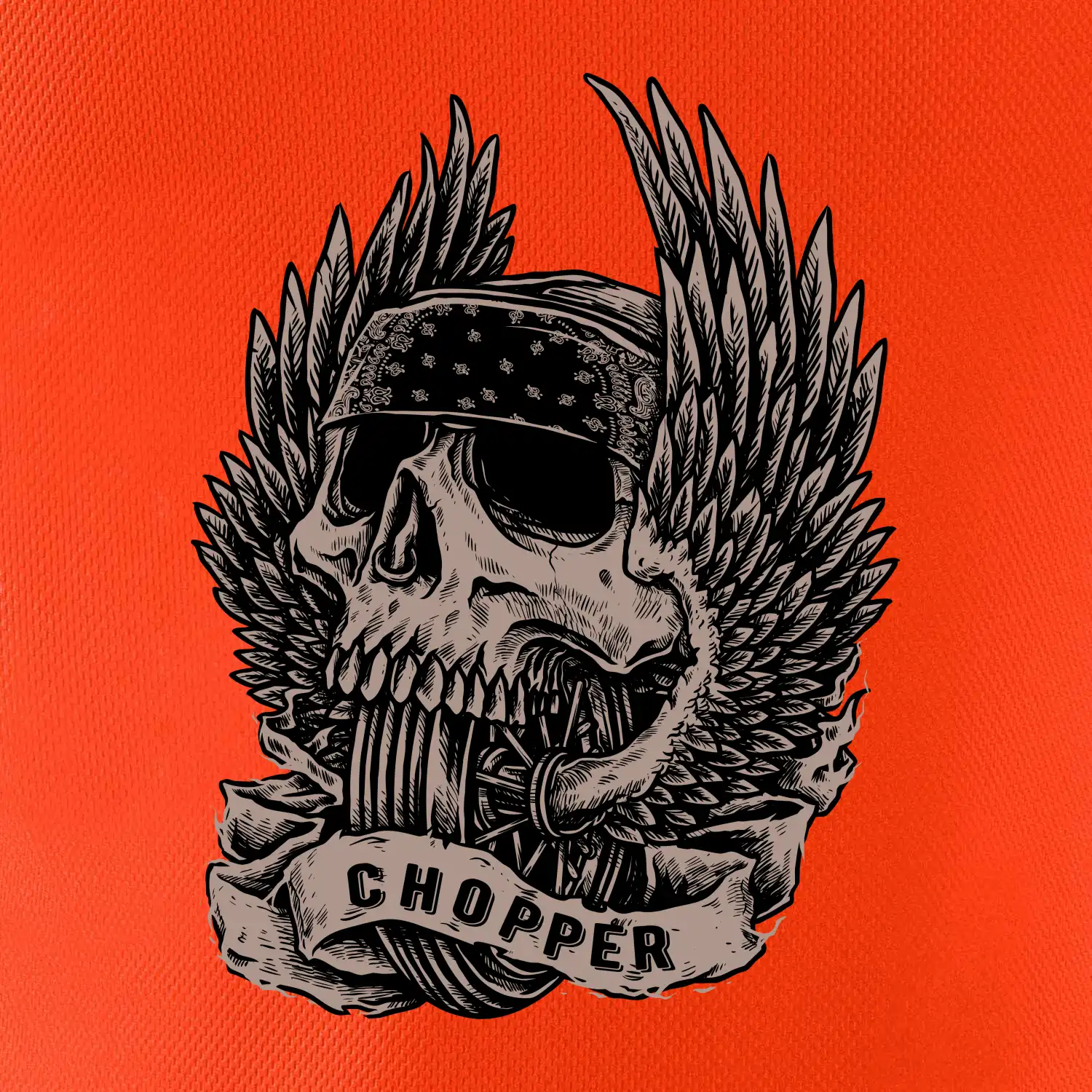 Chopper kolo křídla