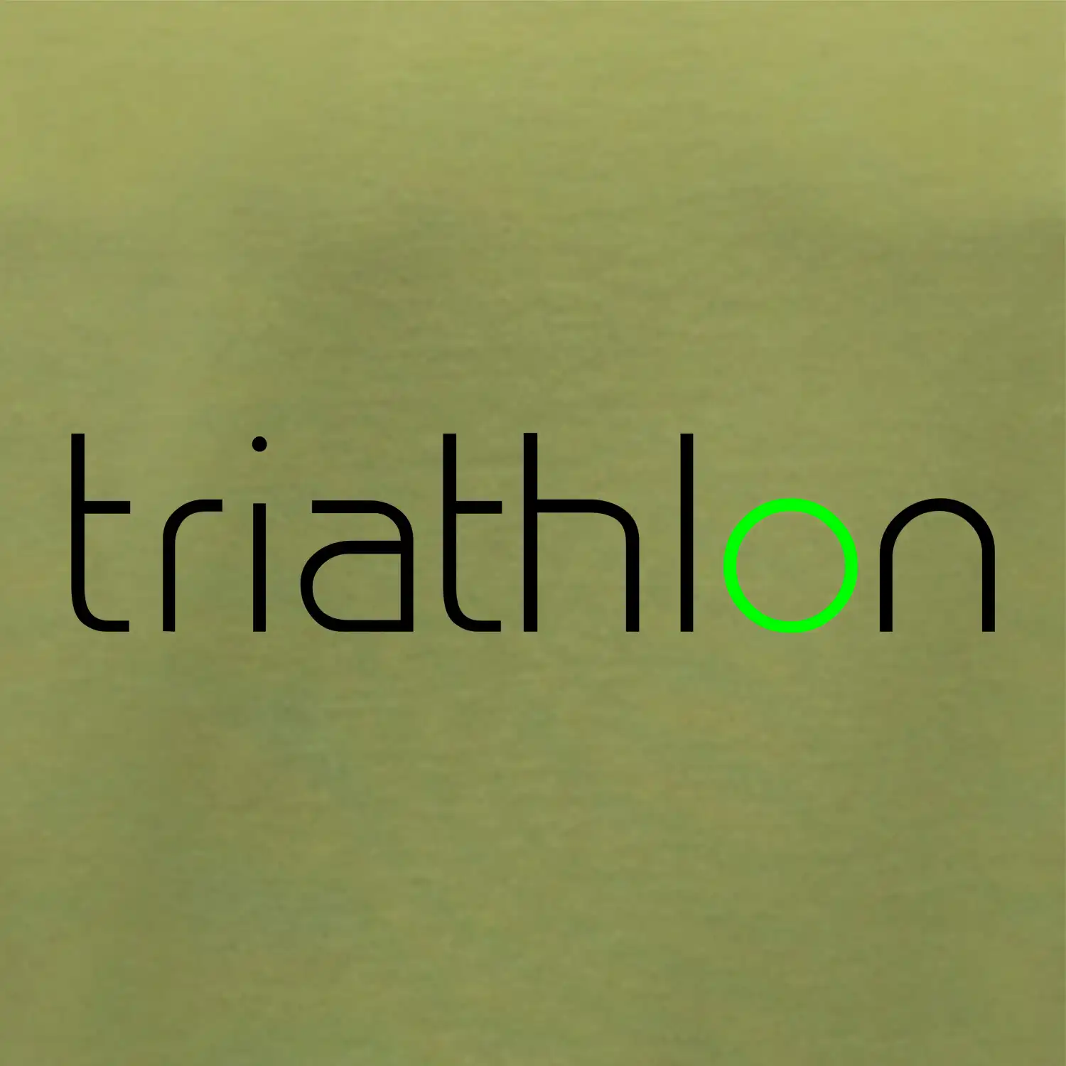 Triathlon nápis