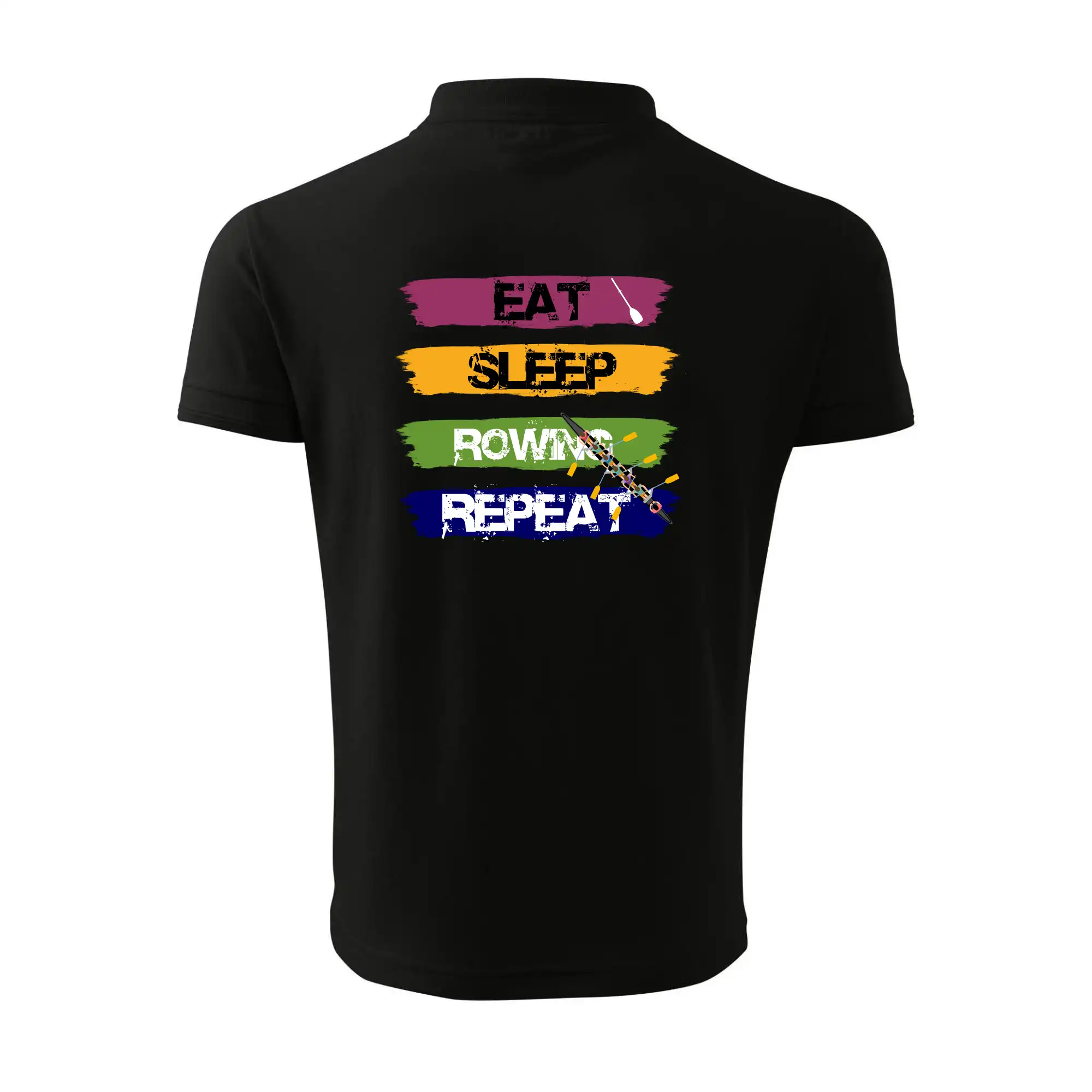 Eat sleep rowing repeat barevné