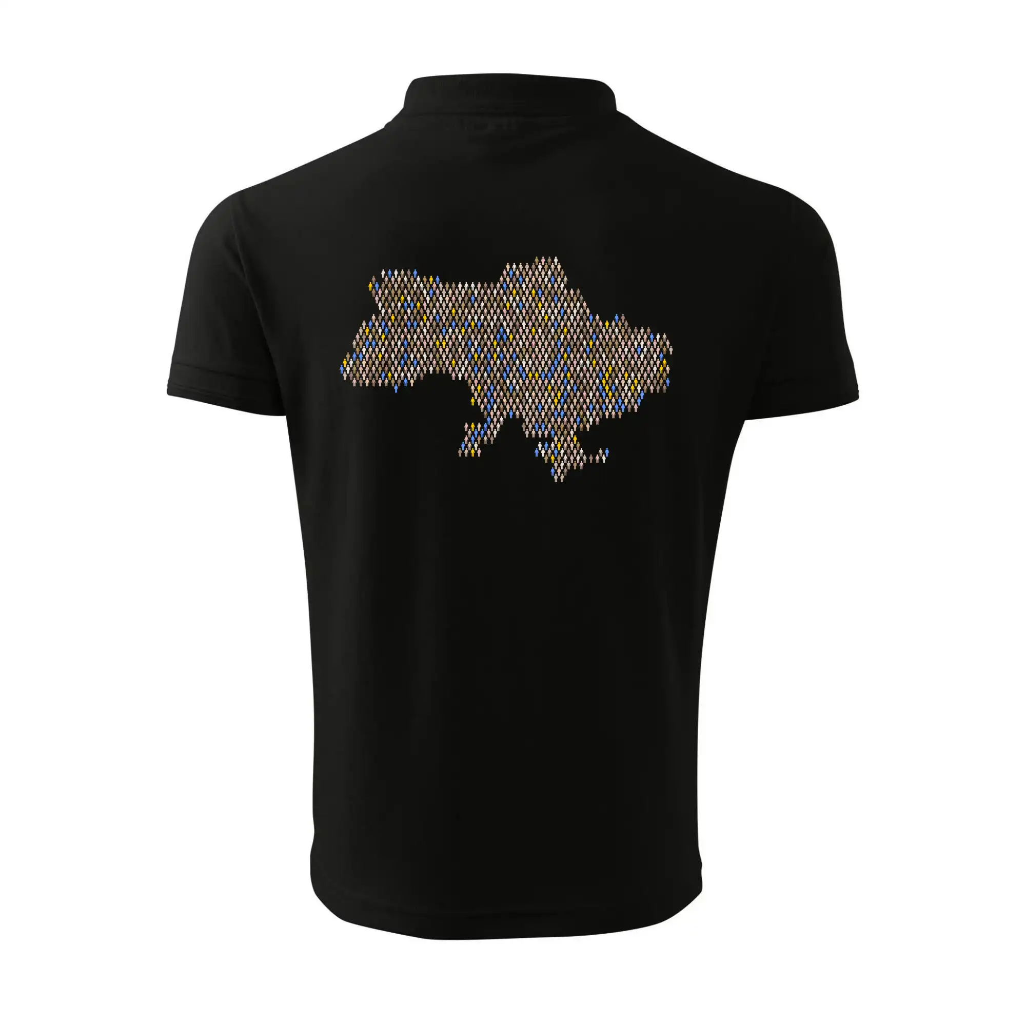 Mapa Ukrajiny panáčci