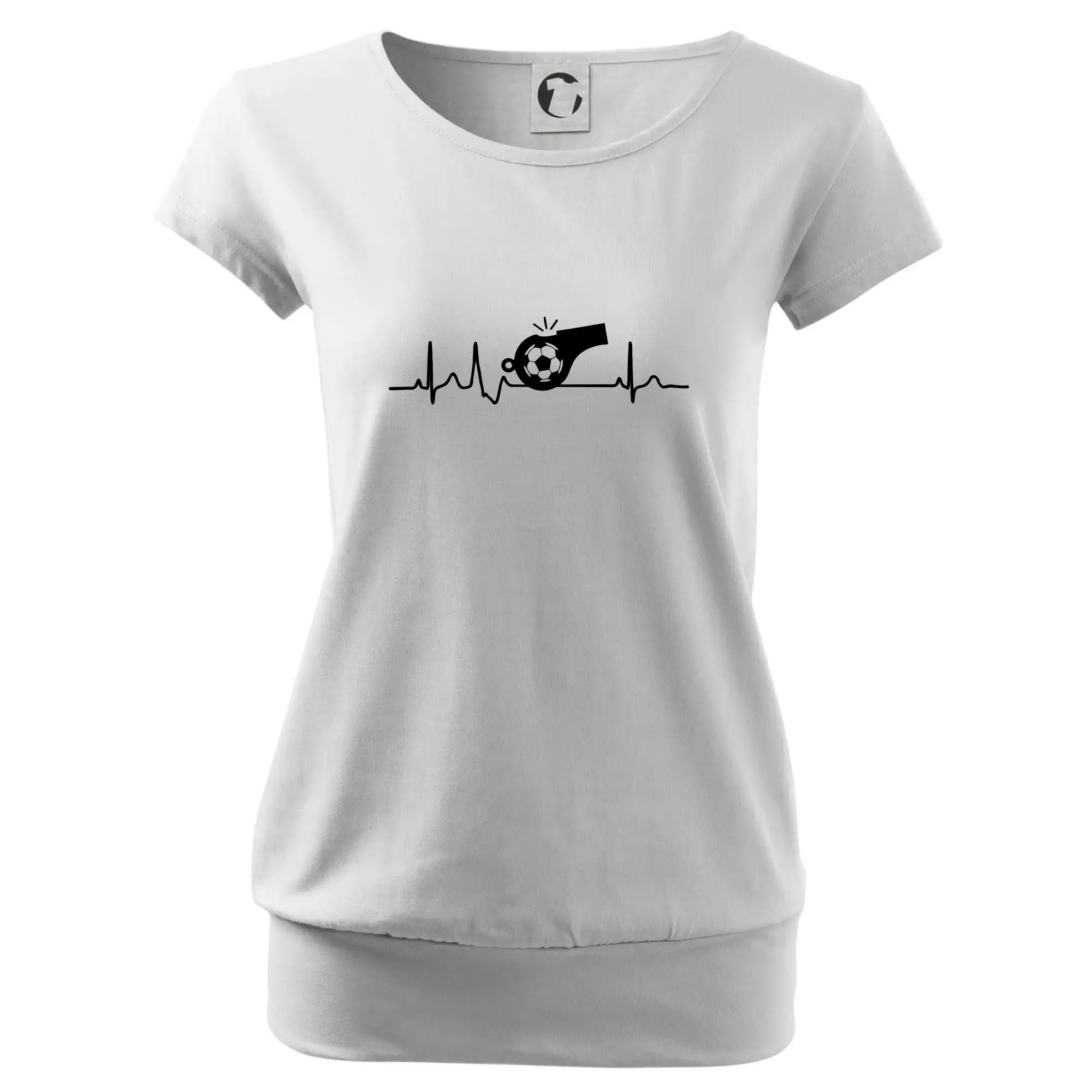 EKG fotbal rozhodčí a píšťalka