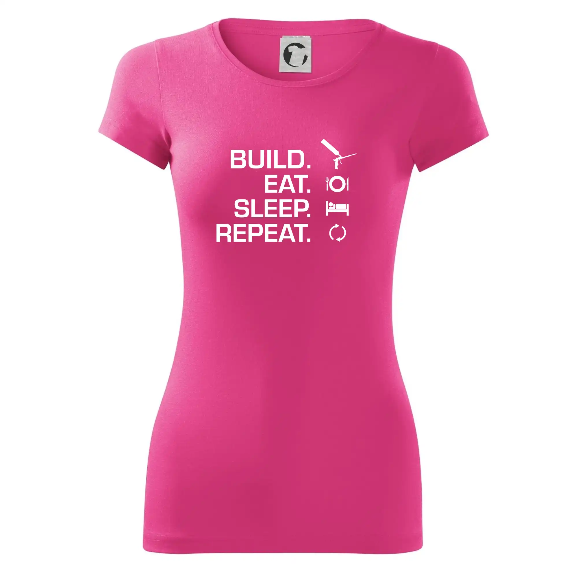 Build eat sleep repeat - montážní pěna