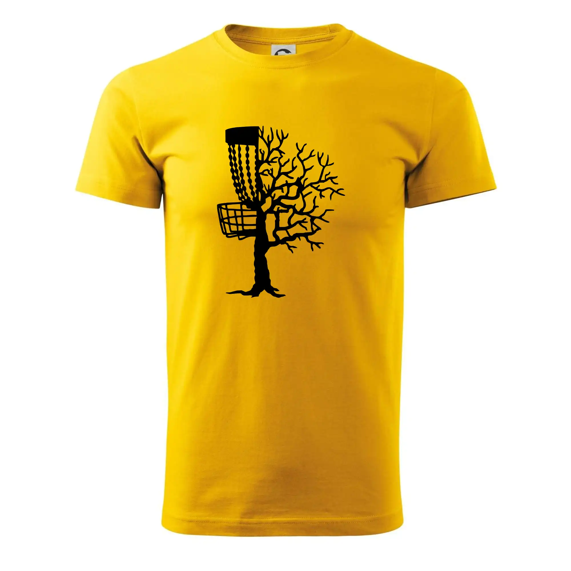 Disc golf pozor strom - Tričko extra veľké  (5-8XL)