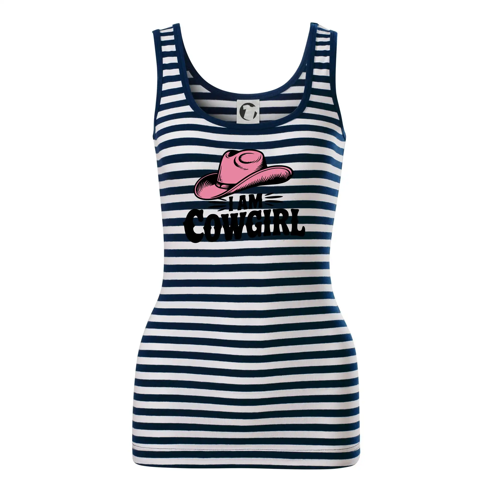 Tričká s koňmi - Iam cowgirl klobúk - Sailor tielko na vodu