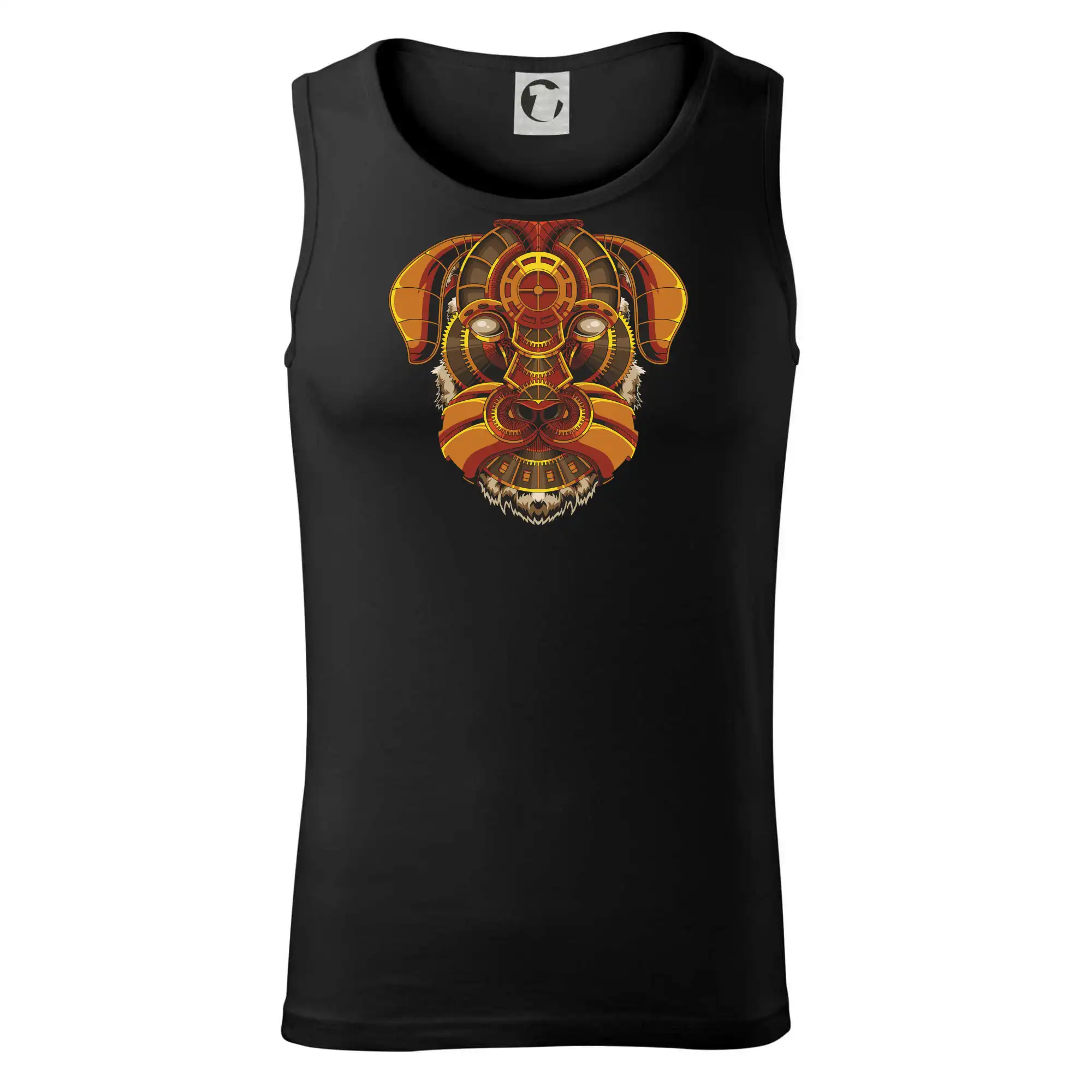 Steampunk pes barevný