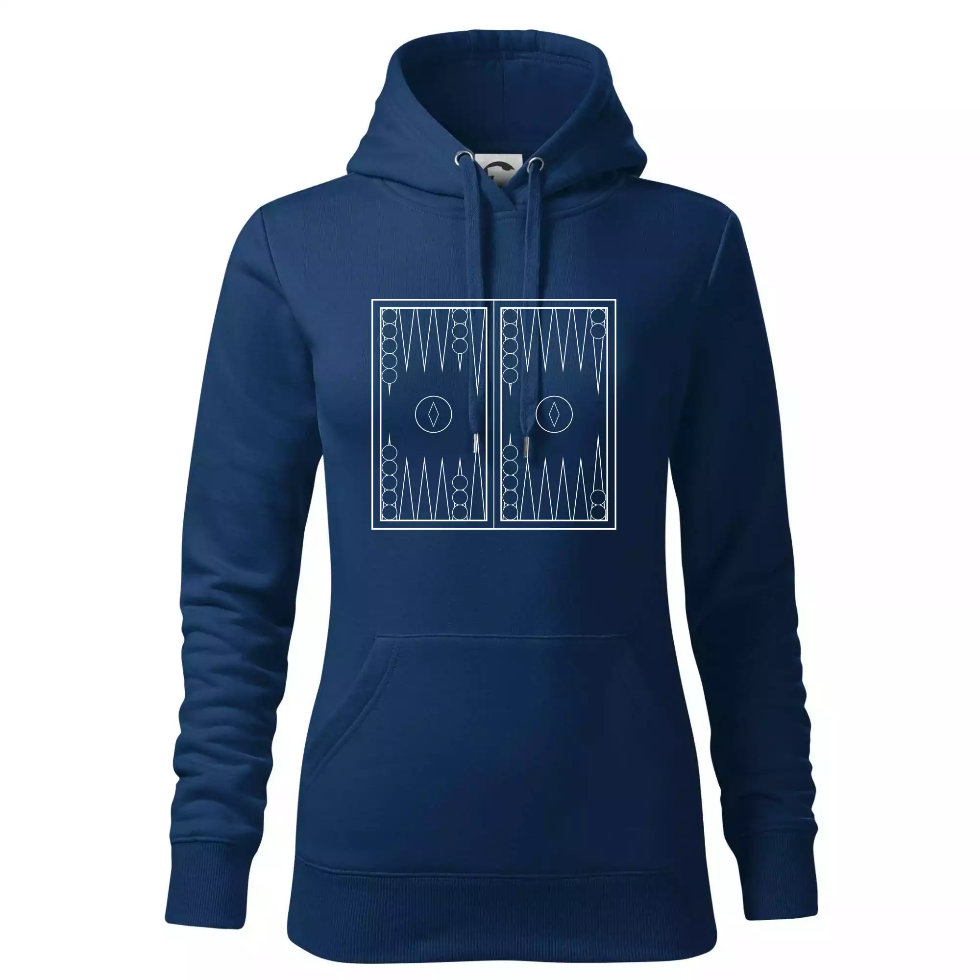 Backgammon černobílý