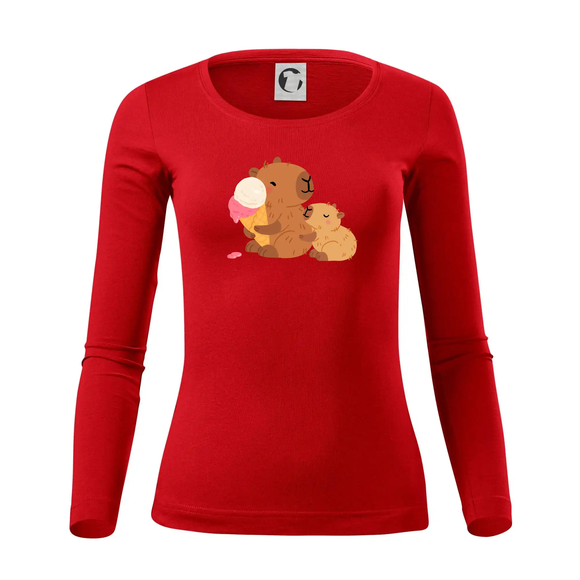 Kapybara se zmrzlinou