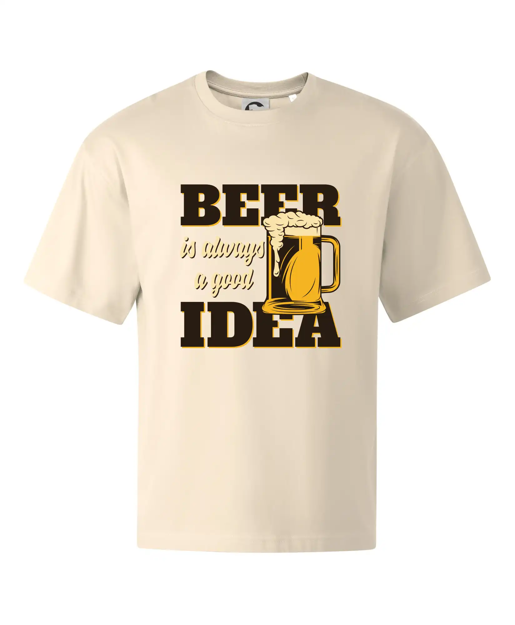 Vtipná tričká pre pivárov - Beer idea - Stage unisex - OVERSIZE