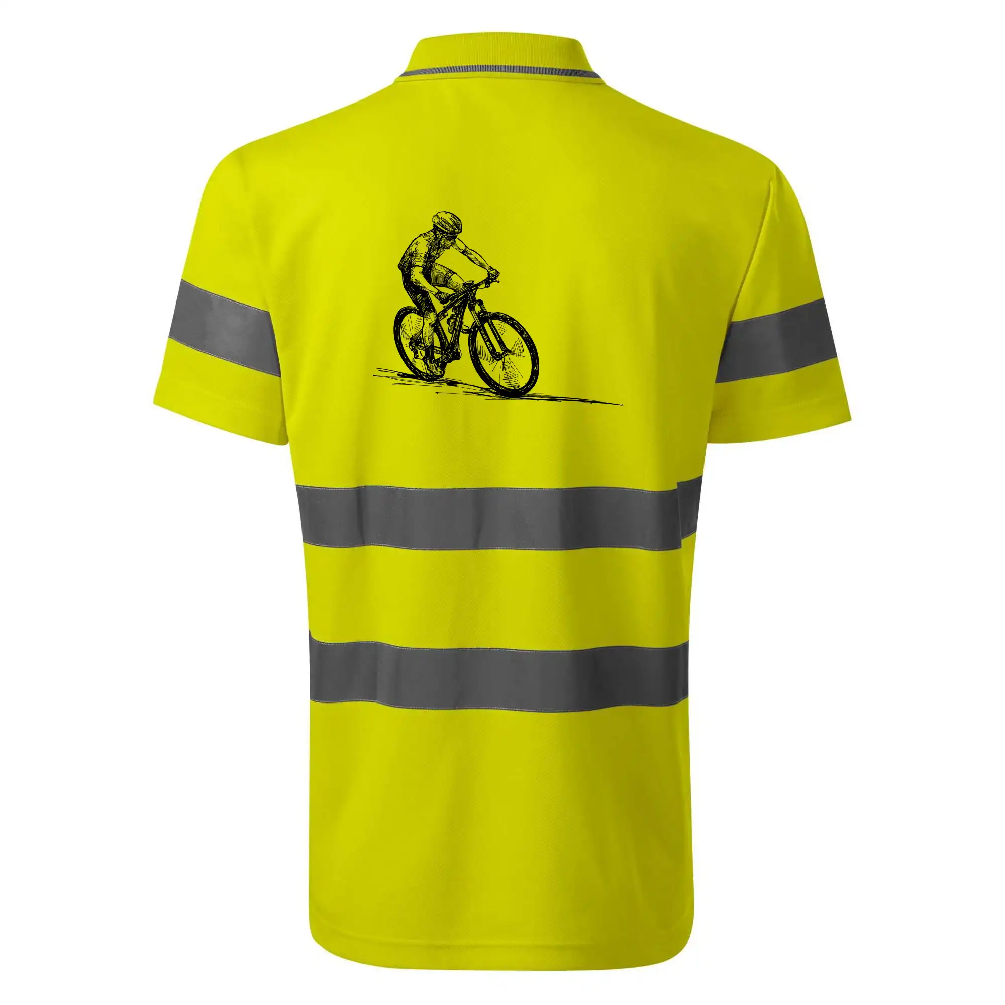 MTB kreslený cyklista