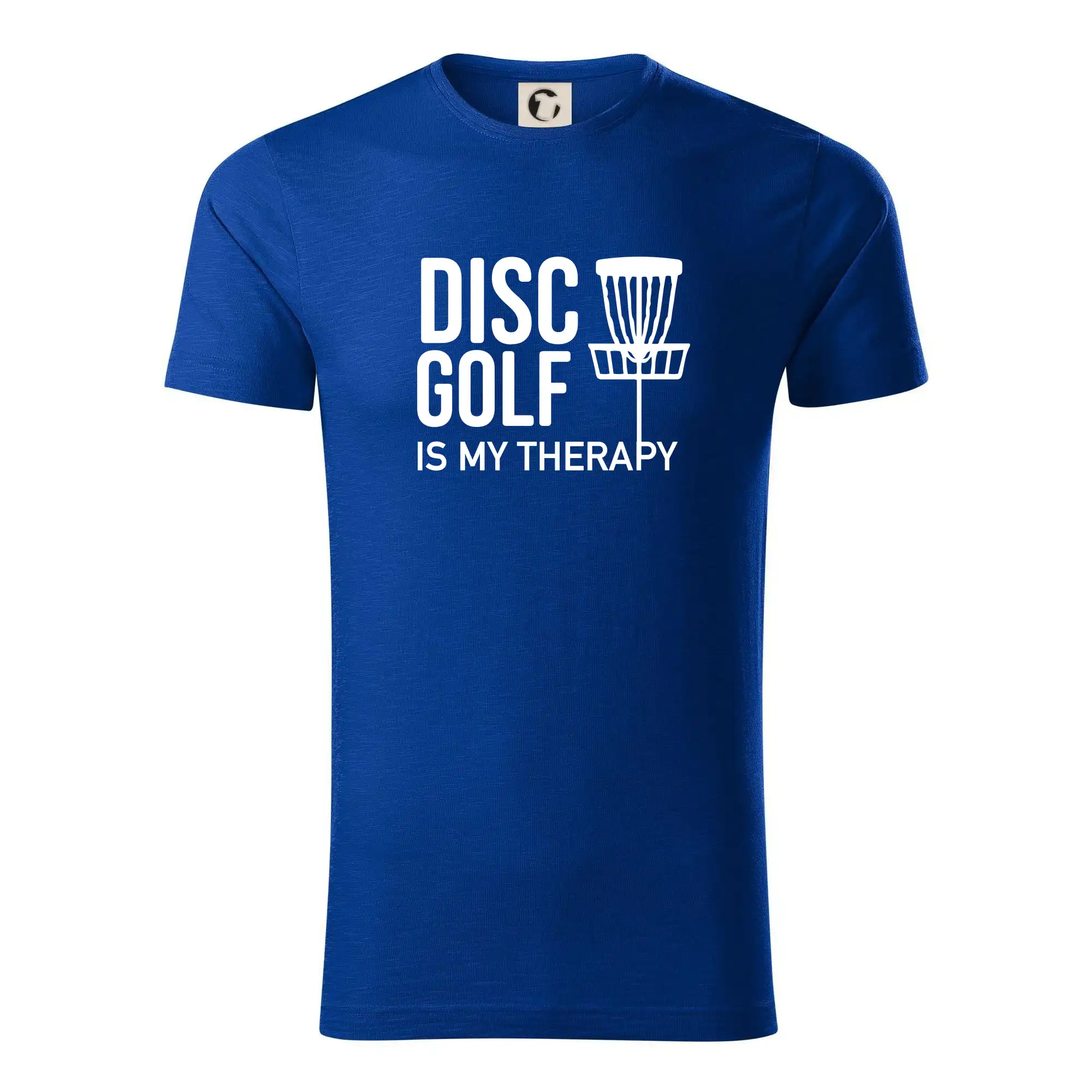 Disc golf is my therapy - Tričko z organickej bavlny