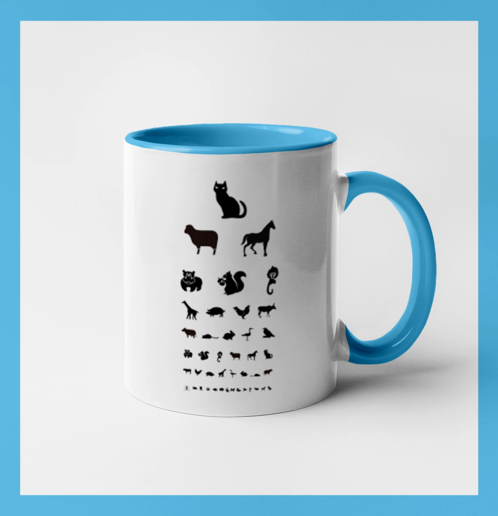 Očný test zvieratká