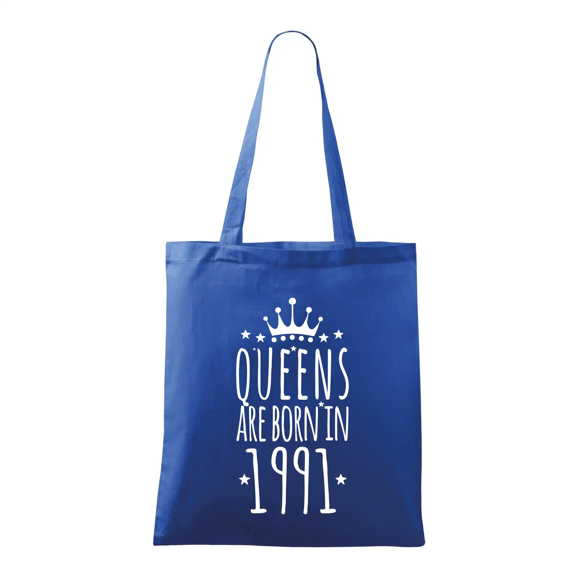 Trička s ročníkom 1991 - Queens are born in 1991 - Taška bavlnená