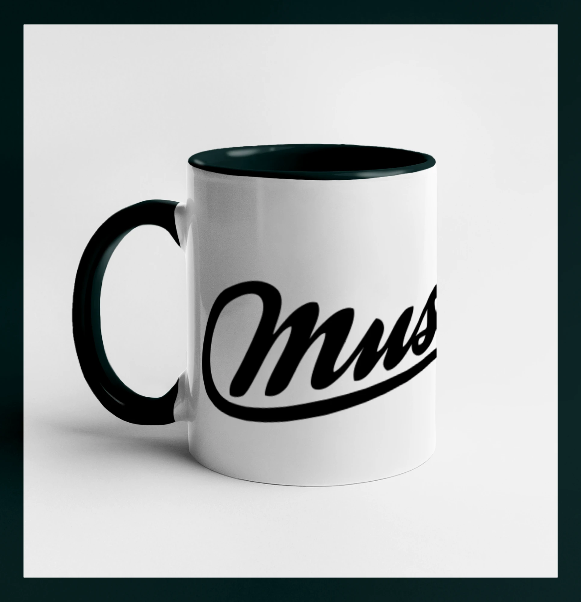 Mustache - nápis