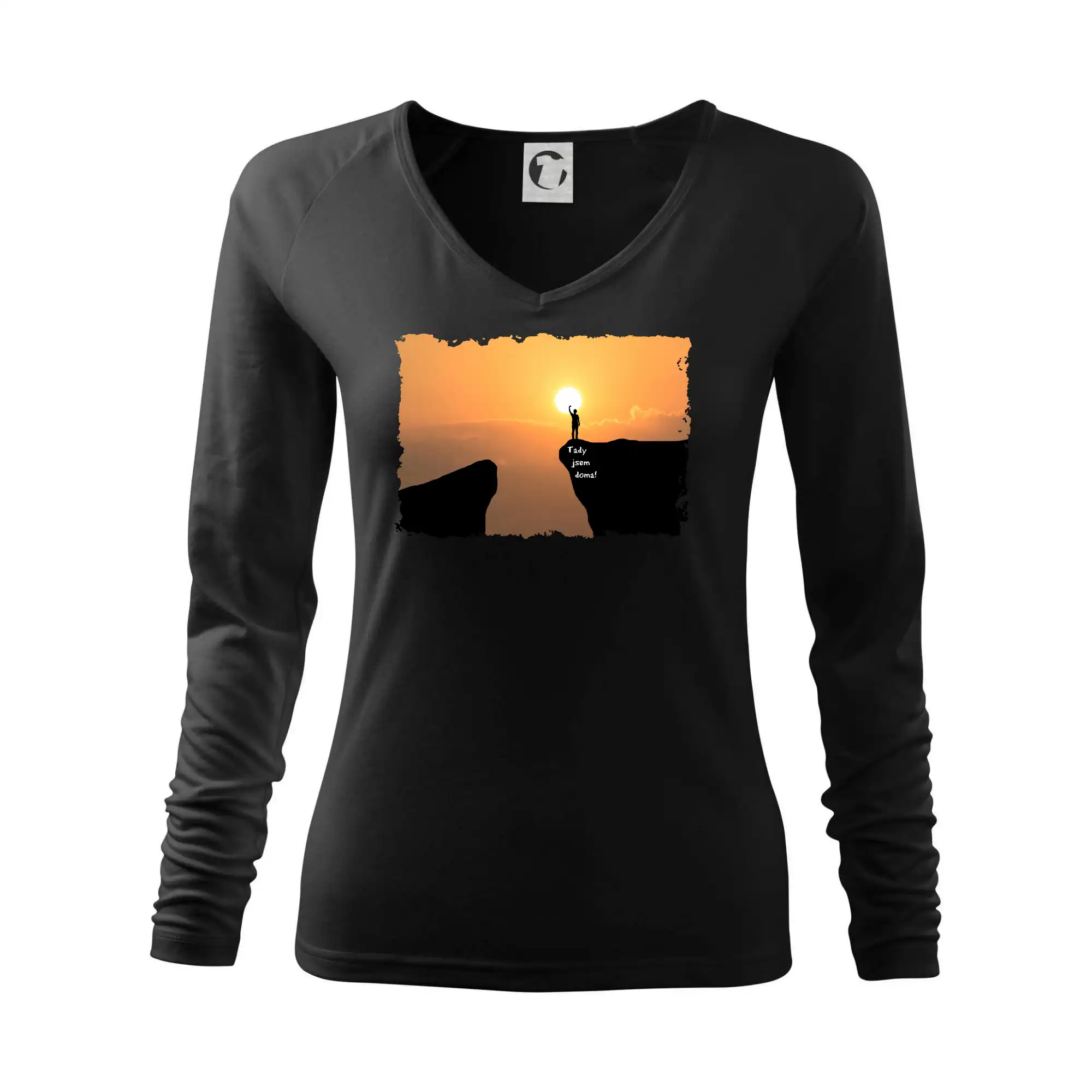 Trička pro horolezcov - Hory - tady jsem doma - Tričko dámske Elegance