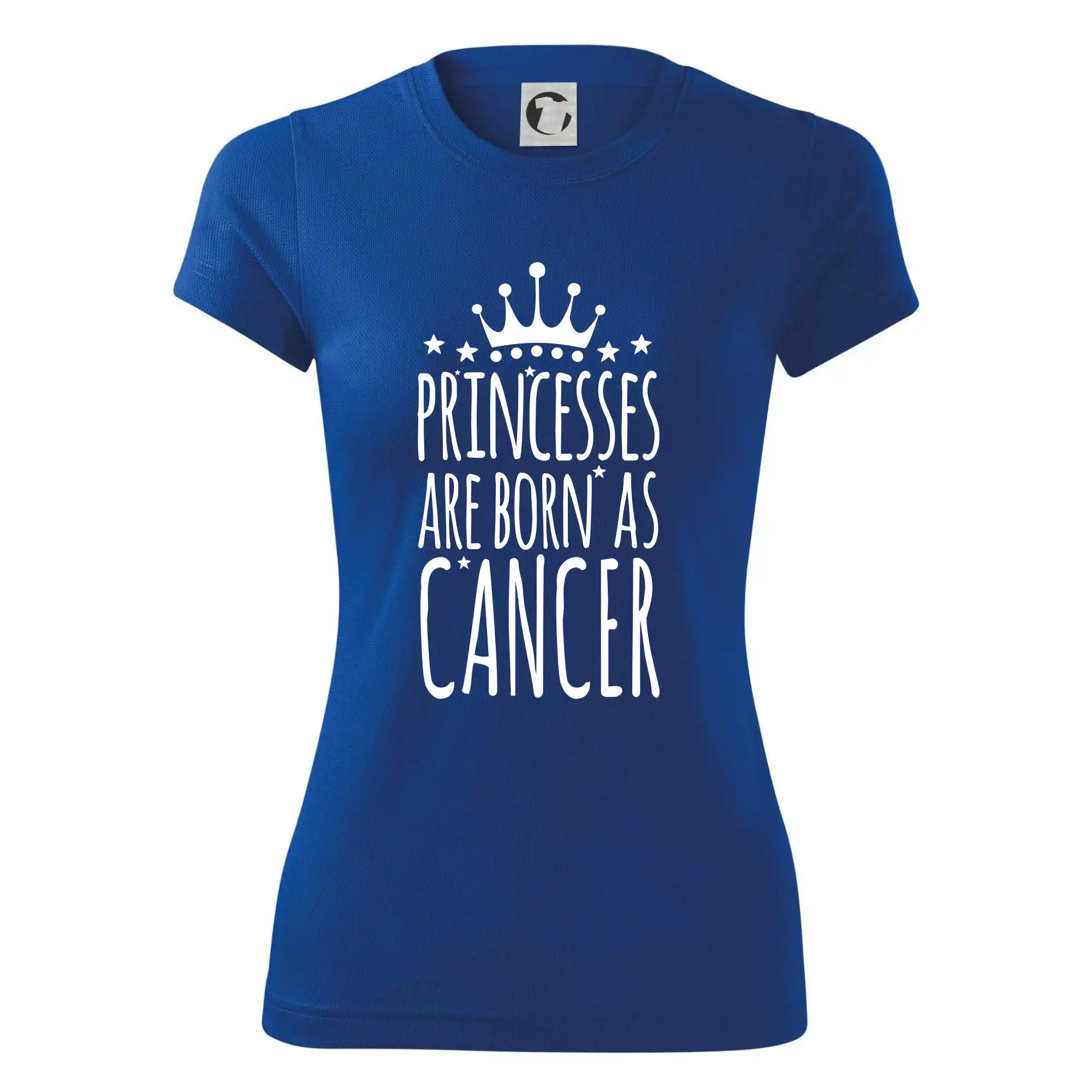 Tričká Rak - Princesses are born as Cancer - Rak - Dámske Fantasy športové (dresovina)