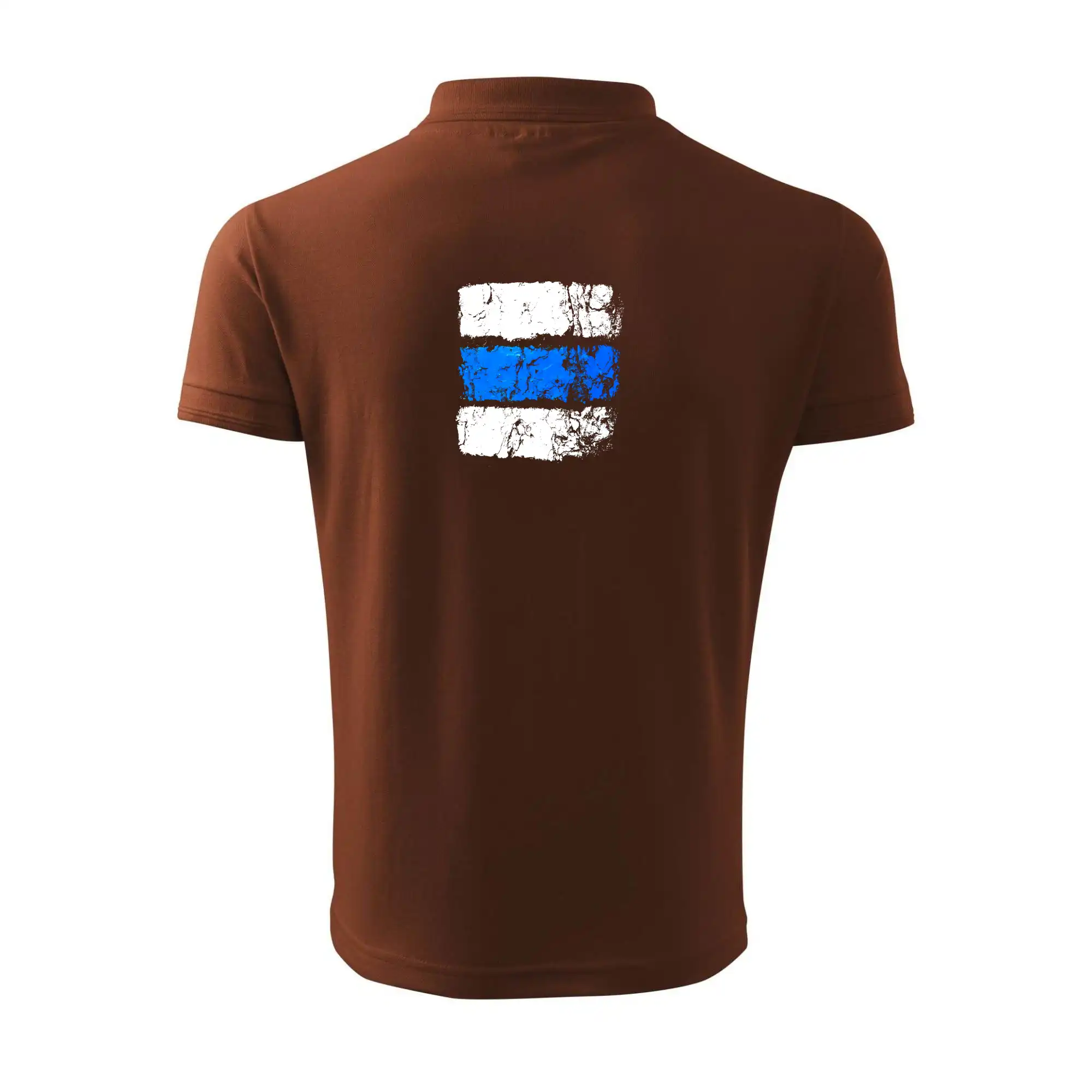 Trička pre cestovateľov - Turistická značka - modrá - Polokošeľa pánska Pique Polo 203