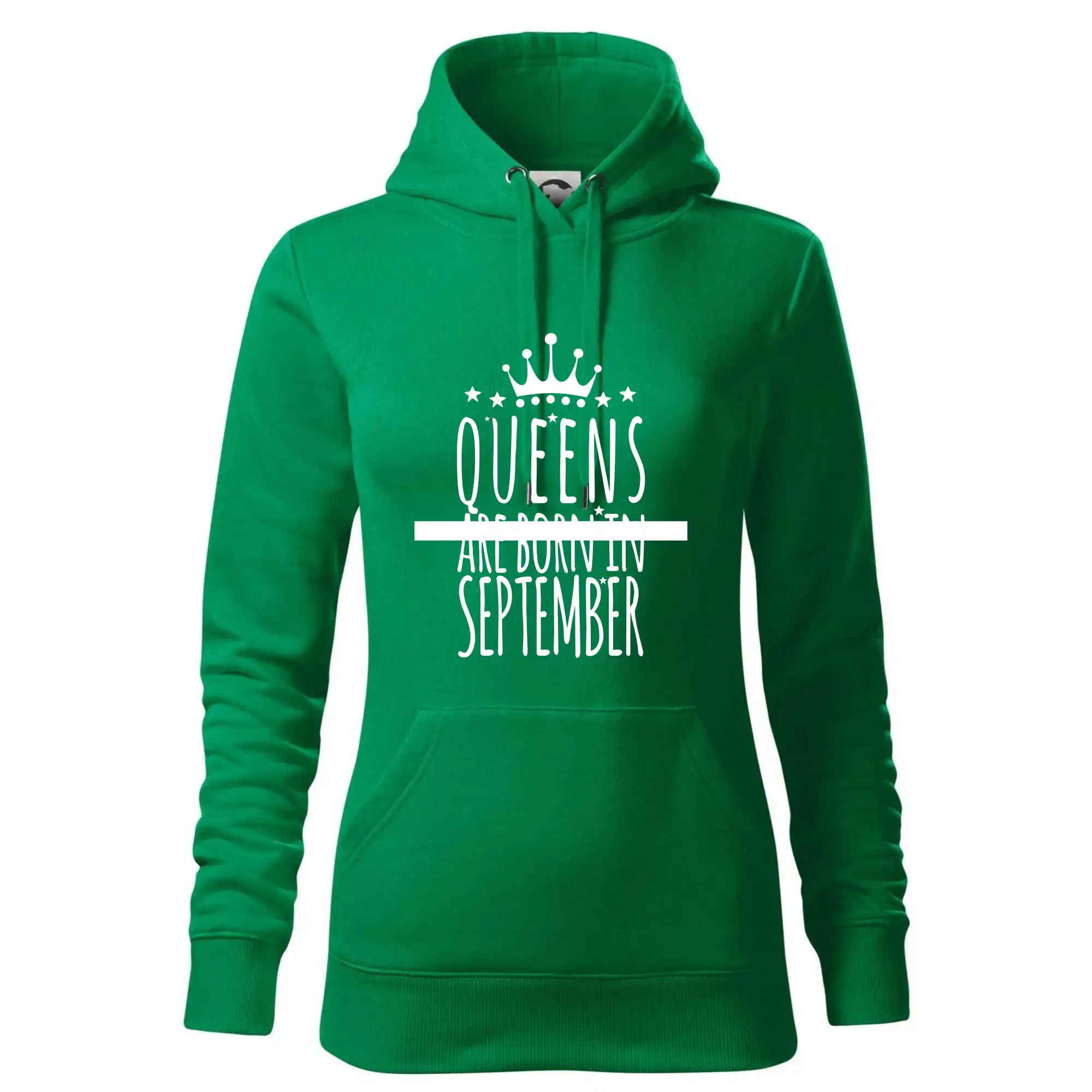 Tričká pre narodených v septembri - Queens are born in September - Mikina dámská Cape s kapucí