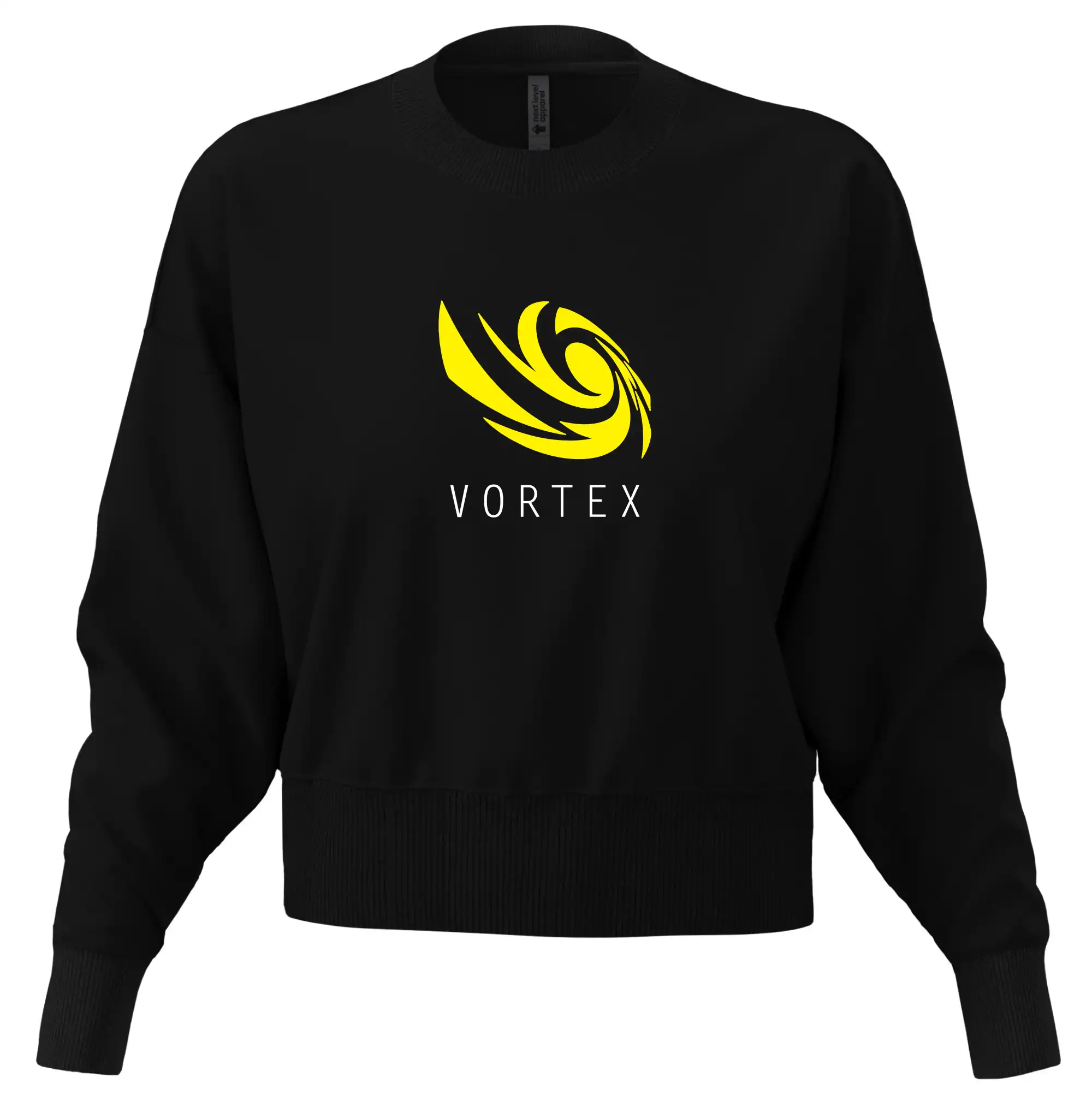 Tričká, mikiny a šiltovky pre Youtubery - Vortex logo farebné - Mikina oversize crop OVERSIZE