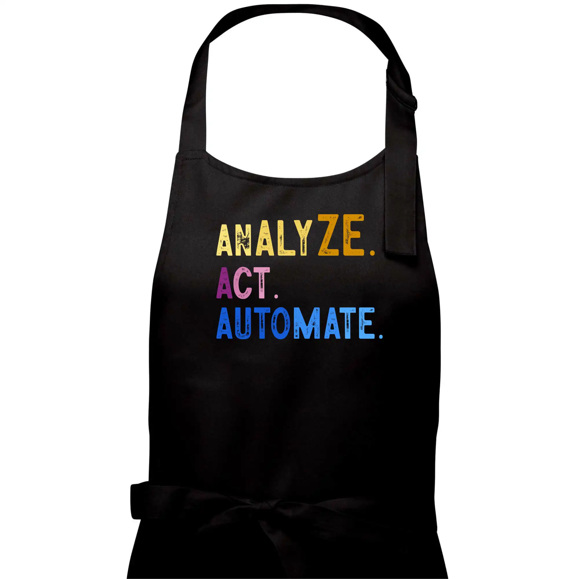 Tričká pre ajťákov - Analyze act automate - Dámska zástera na varenie