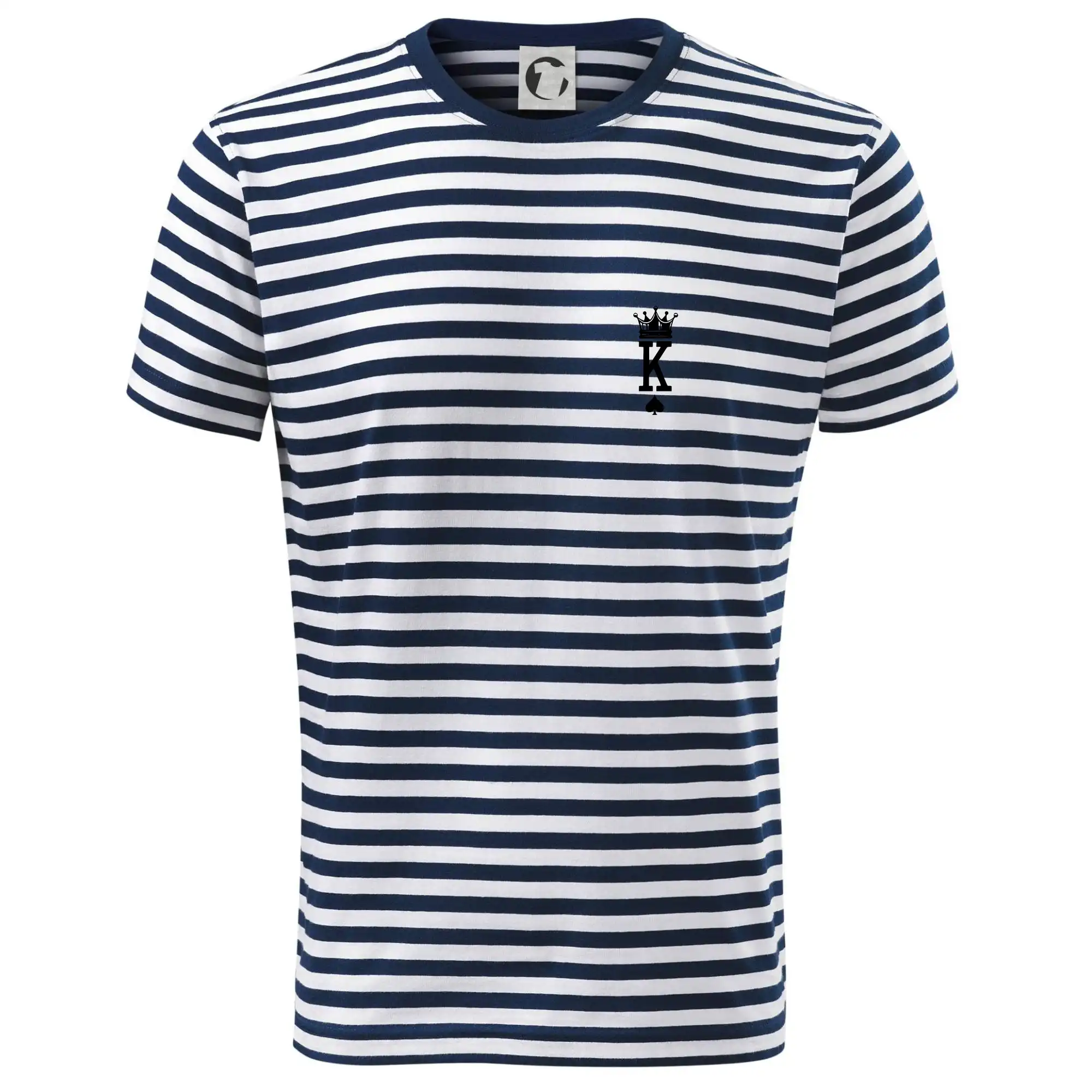 Tričká pre zamilovaných - King & Queen logo na prso - Tričko na vodu