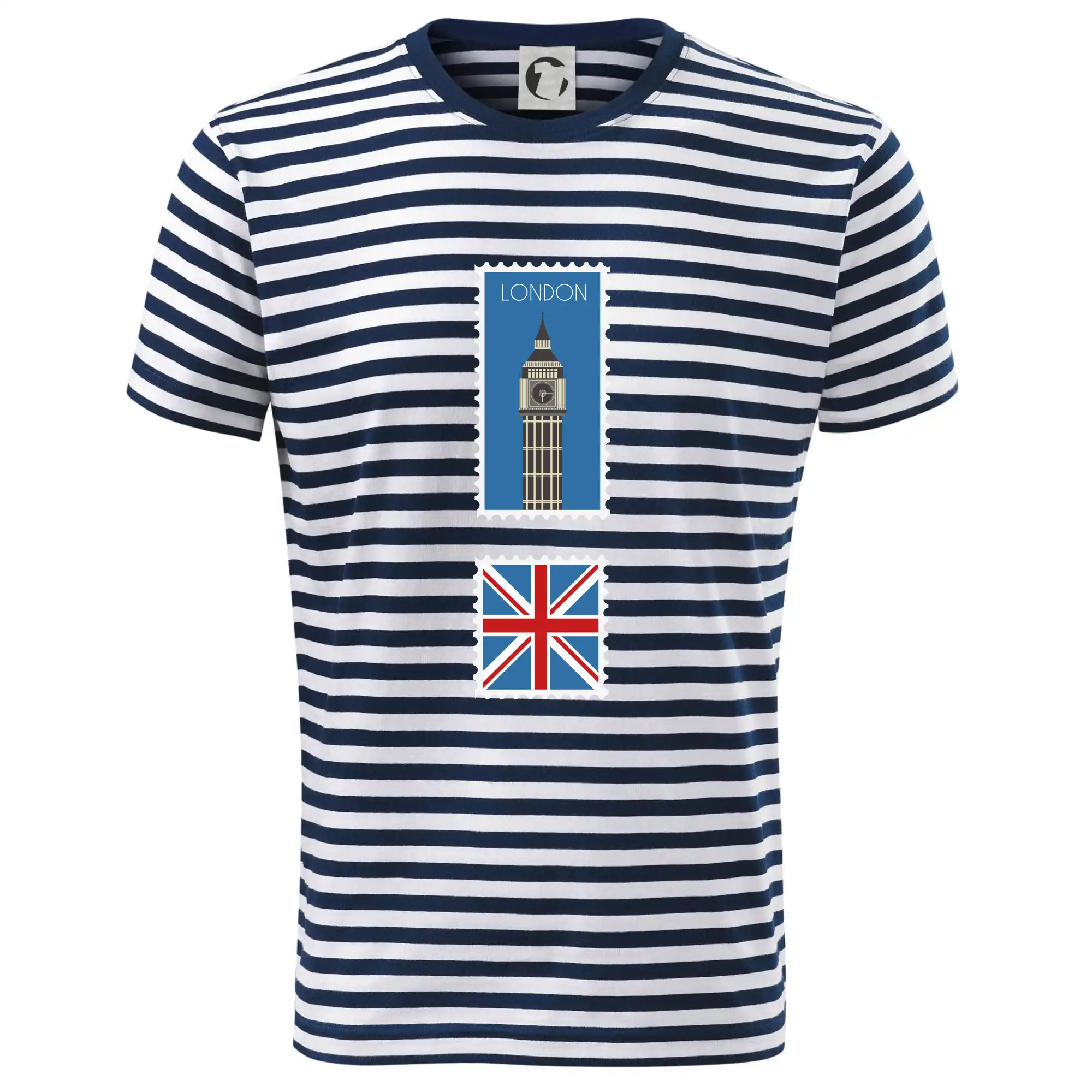 Tričká Anglicko - Londýn známka farebná - Tričko na vodu