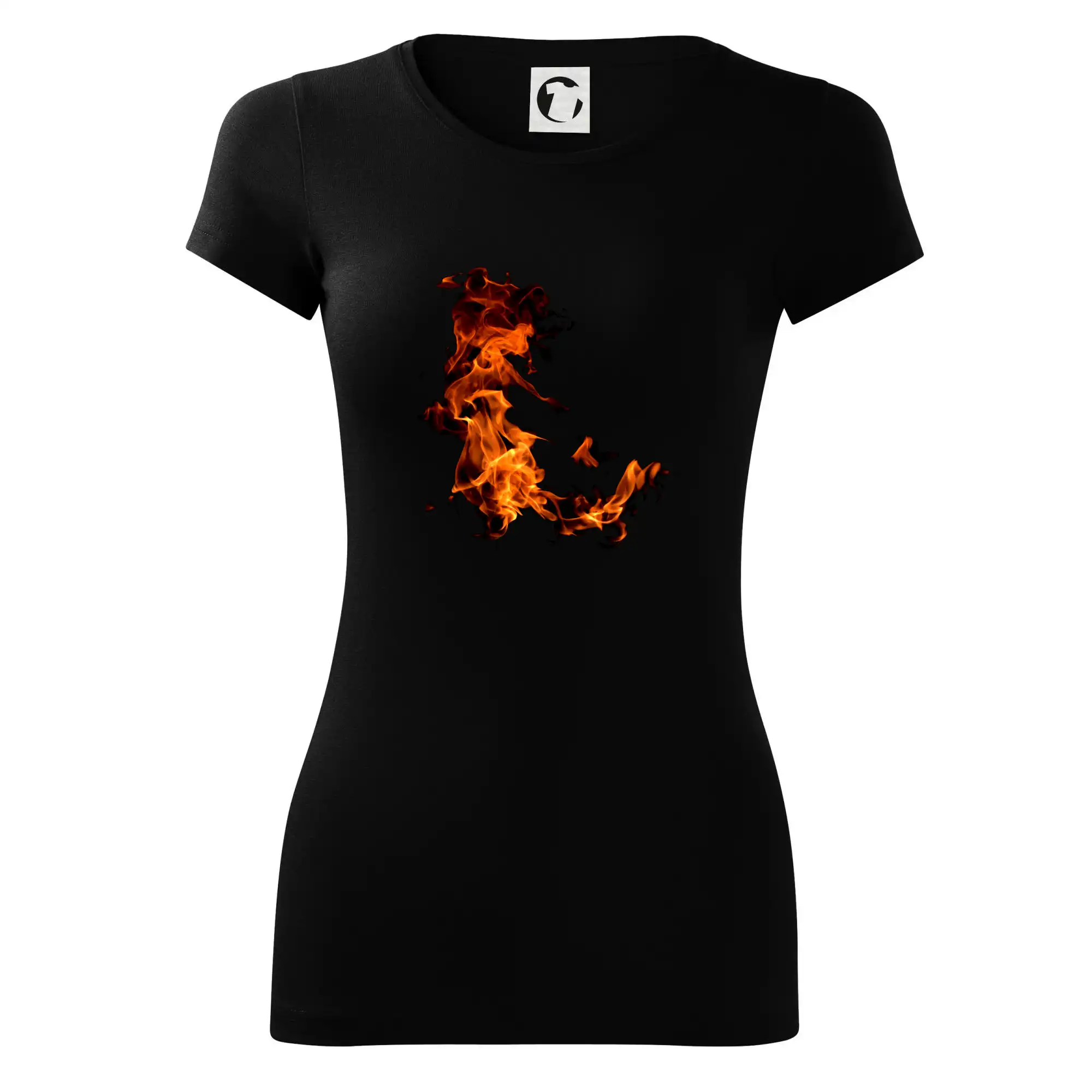 Originálne tričká pre hasičov - Oheň plameň - Dámske tričko Glance - Priliehavejší strih
