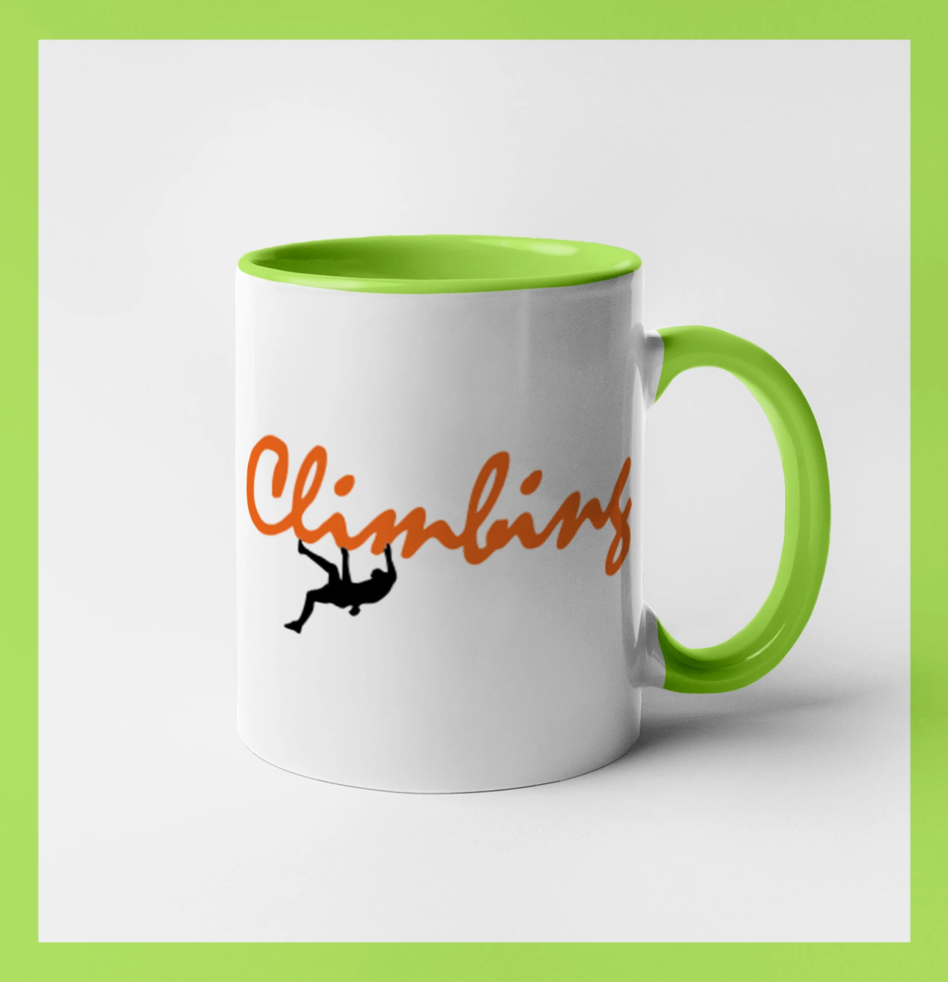 Climbing psací text