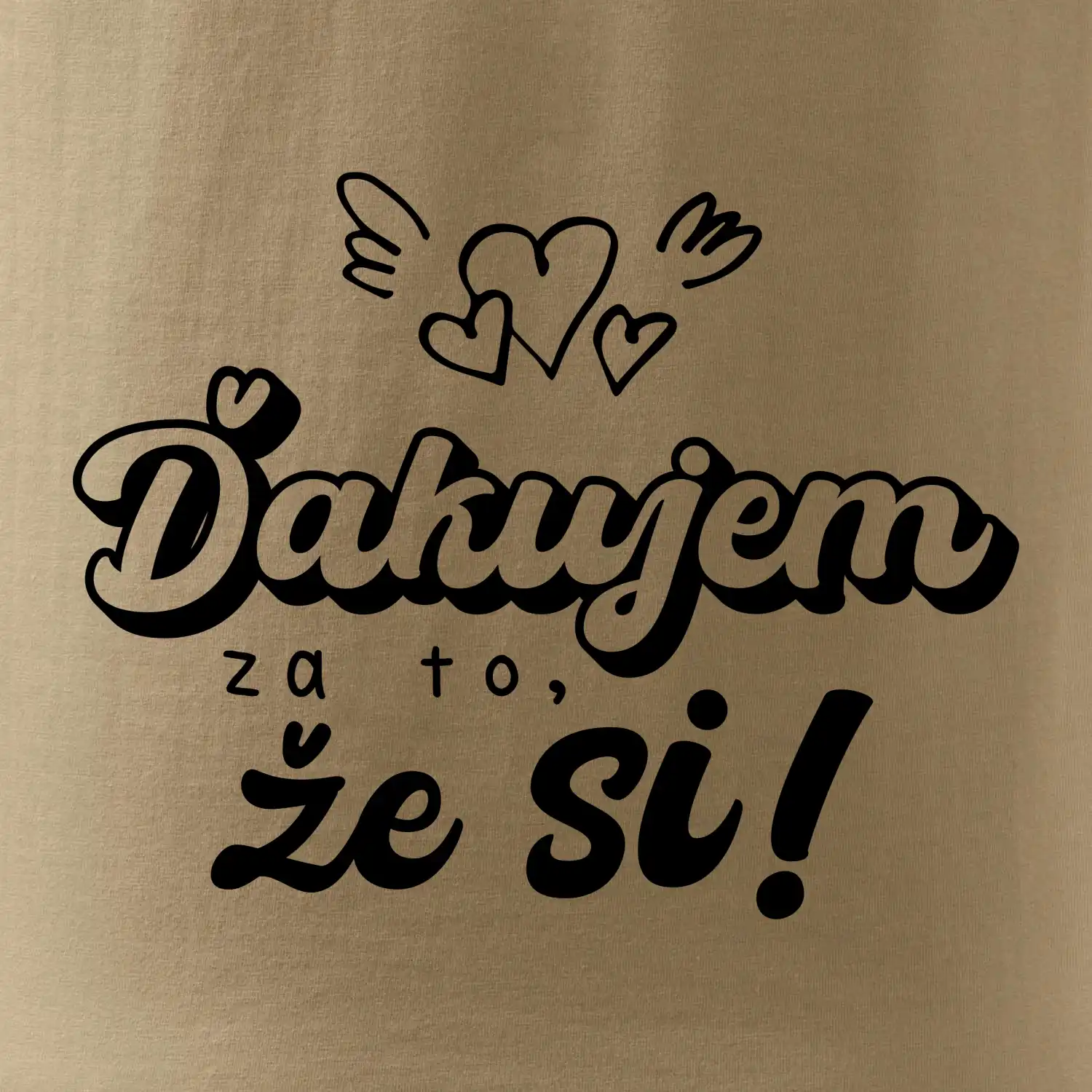 Písacie ďakujem za to, že si