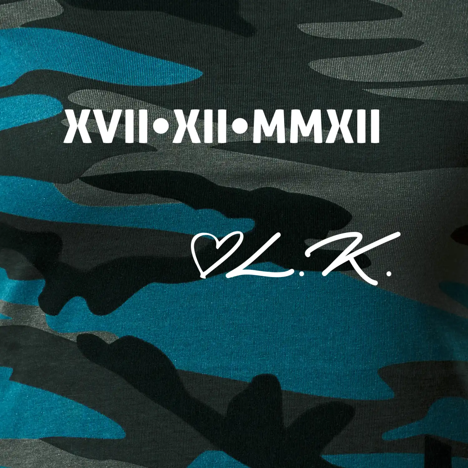 Datum výročí a iniciály