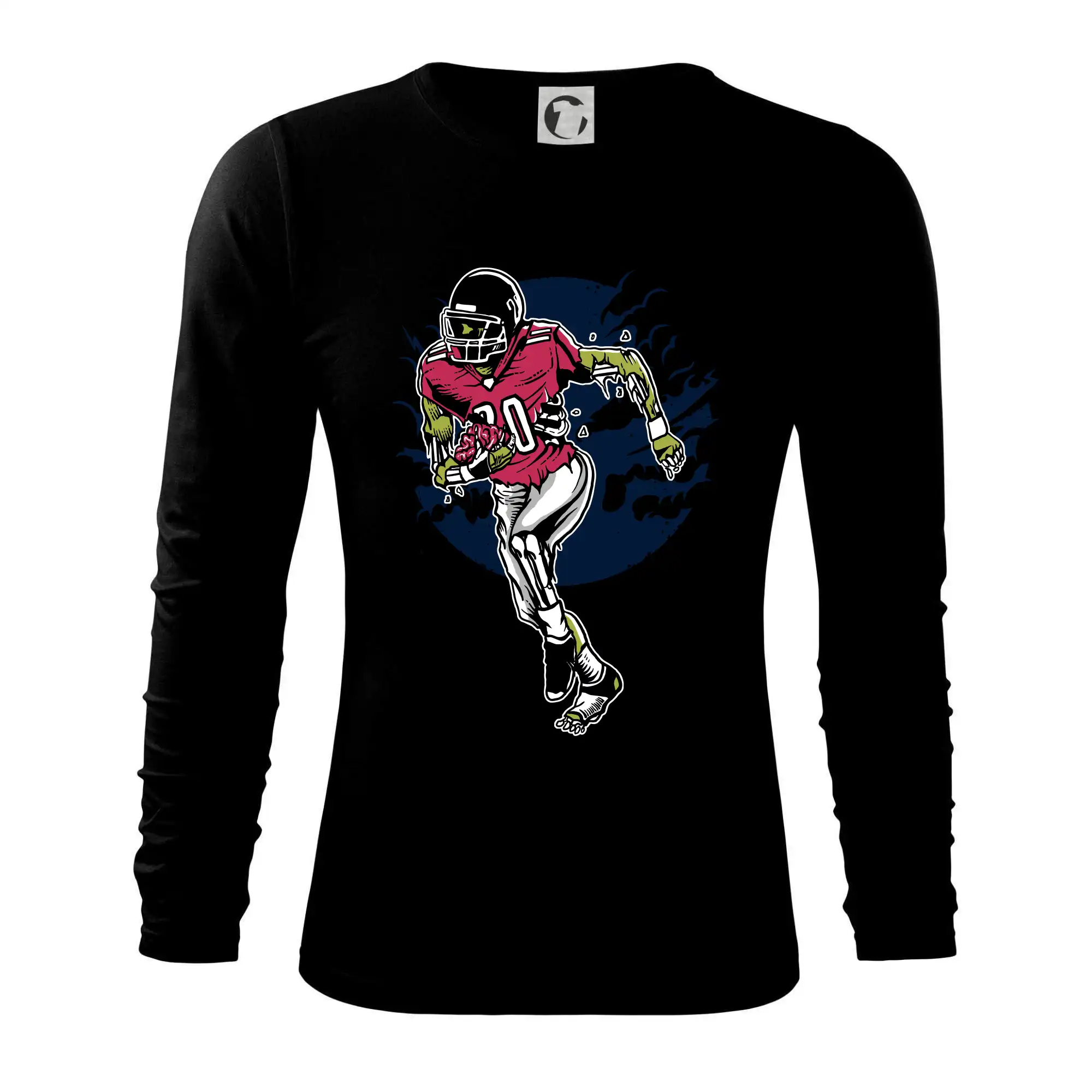 Tričká pre futbalistov - Zombie Football - Tričko s dlhým rukávom FIT-T long sleeve