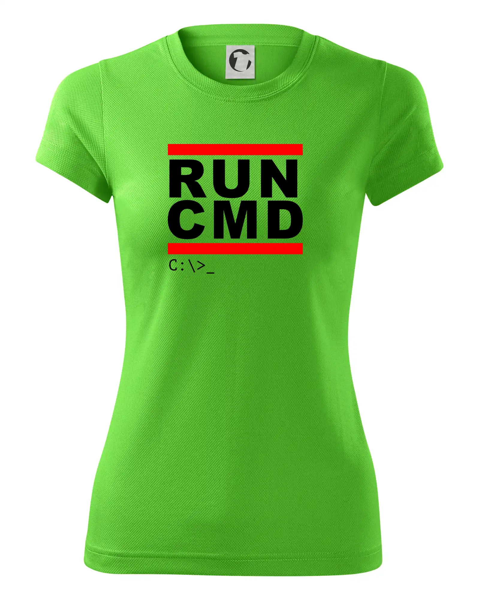 Tričká pre ajťákov - Run CMD - Dámske Fantasy športové (dresovina)