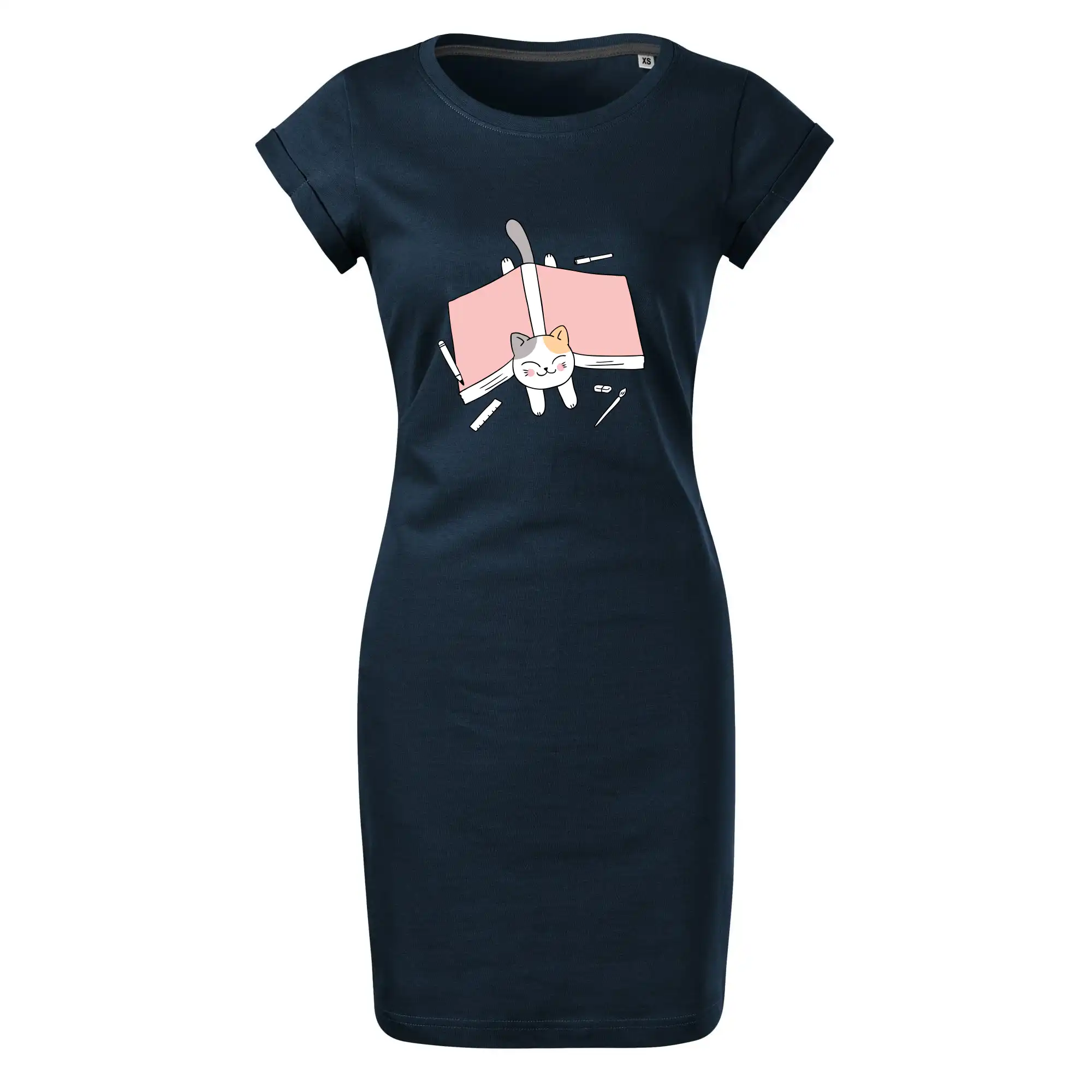 Učení na státnice kočka