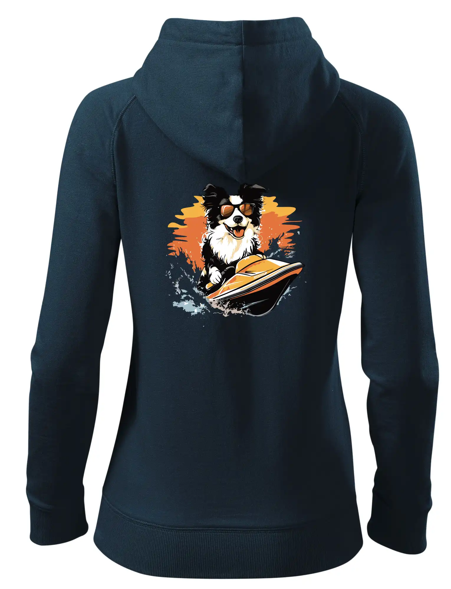 Border Kolie na vodním skútru