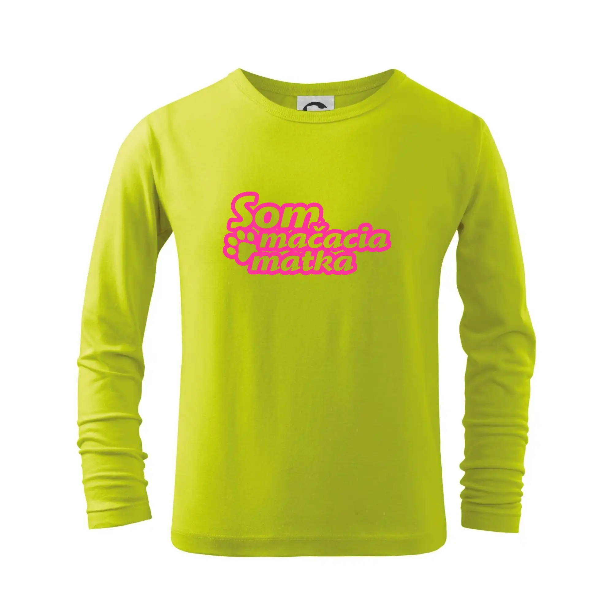 Vtipná tričká s mačkou - Som mačacia matka - Tričko detské Long Sleeve