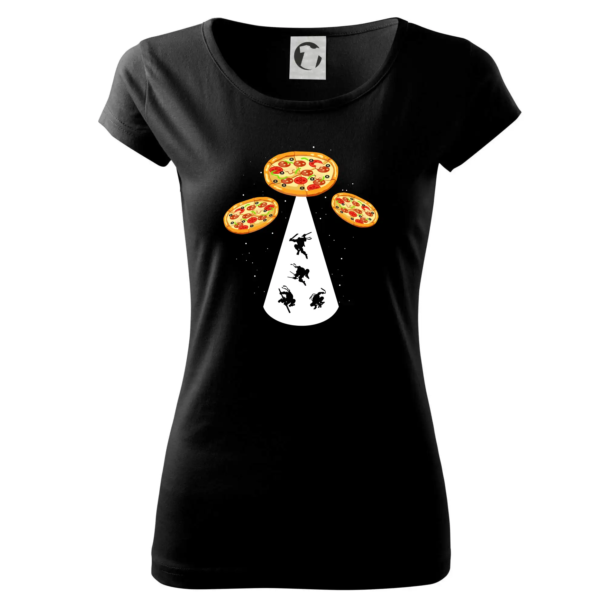 Pizza UFO - Dámske tričko Pure
