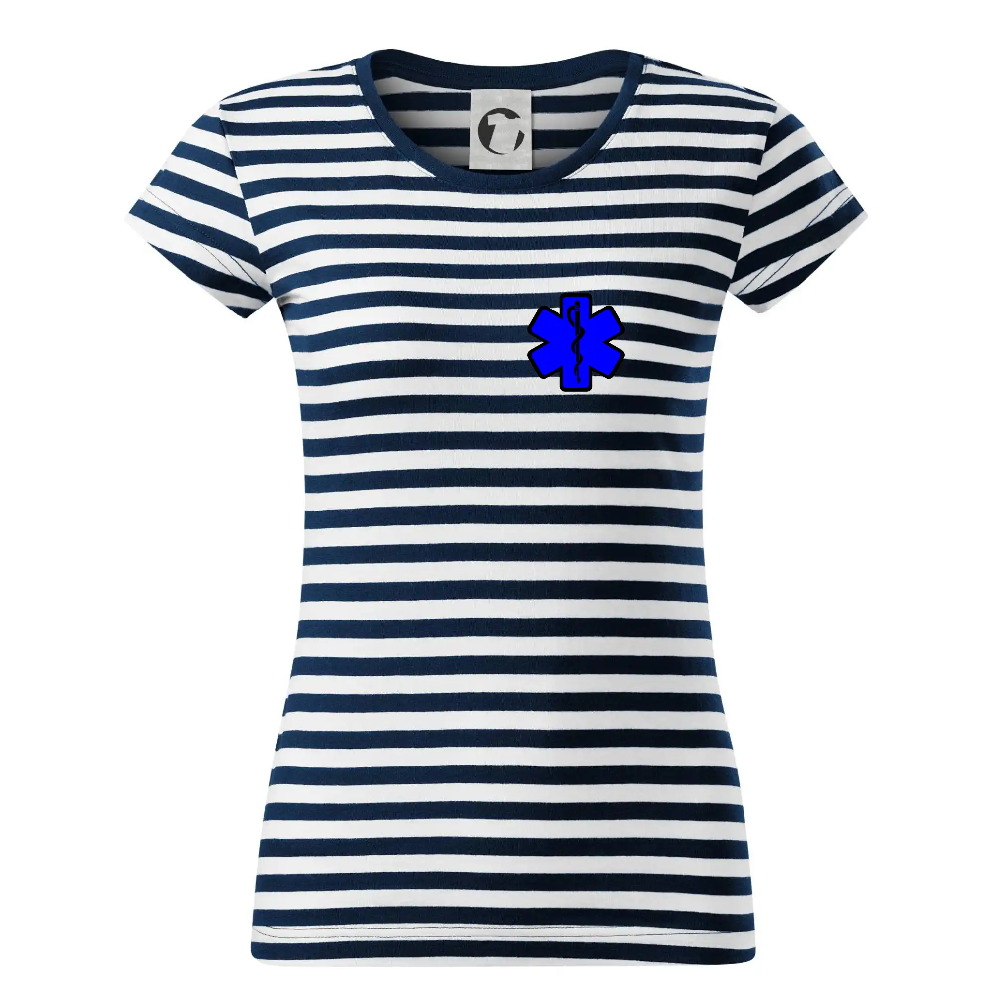 Tričká a mikiny pre záchranárov a lekárov - Kvalitné oblečenie pre zdravotníkov - Rescue - Hviezda na prsníku + nápis na chrbte - Tričko na vodu