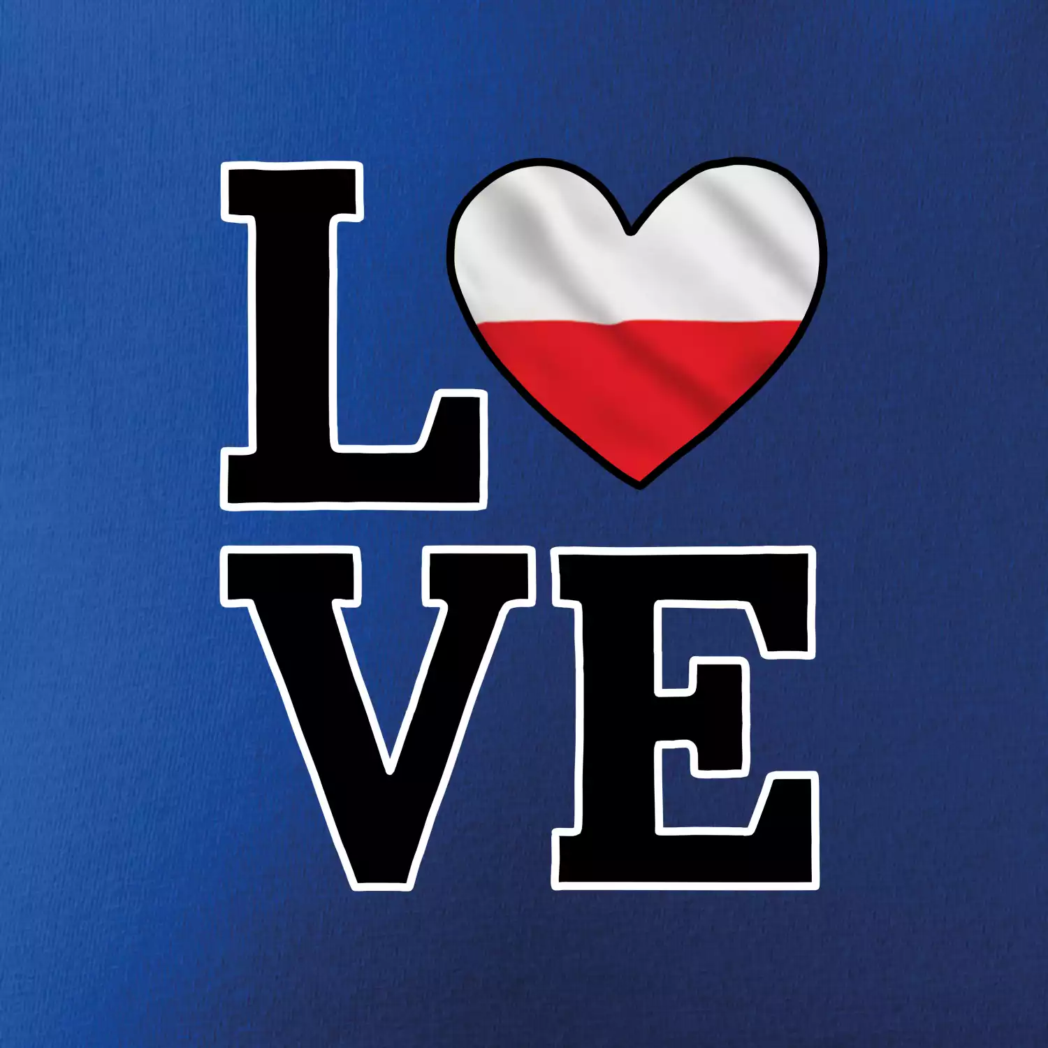 Love Polská vlajka