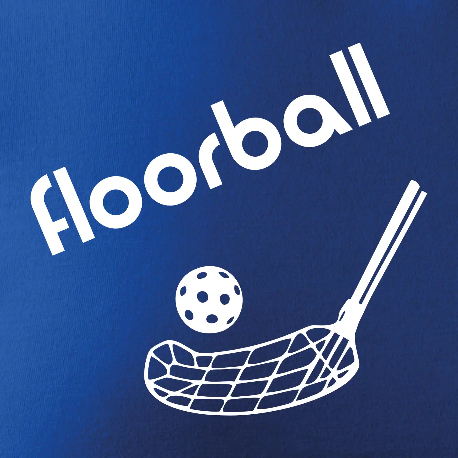 Floorball nápis šikmo