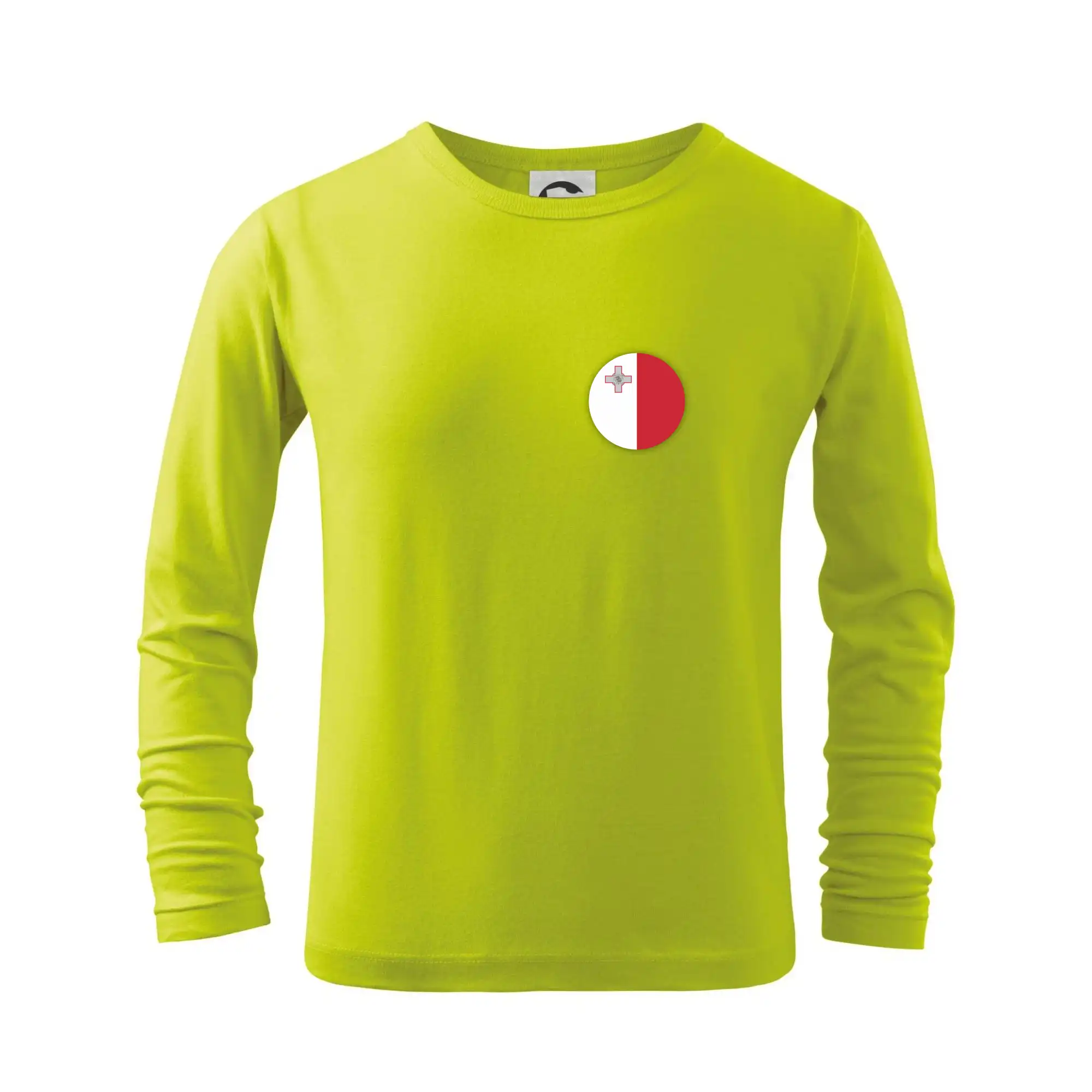 Vlajka Malta kulatá na prso