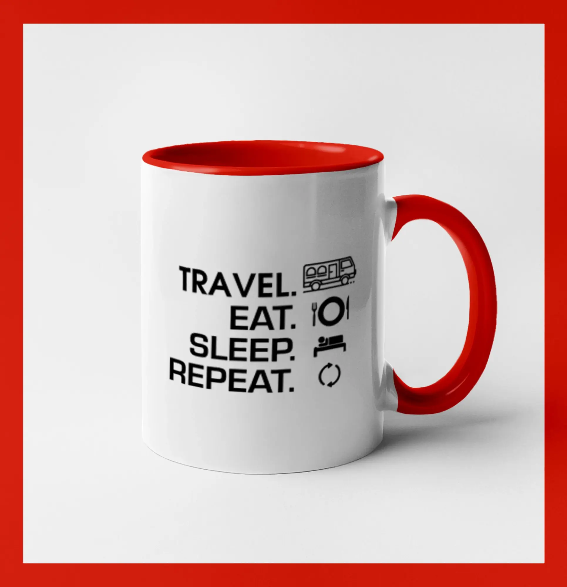 Eat sleep travel - Van