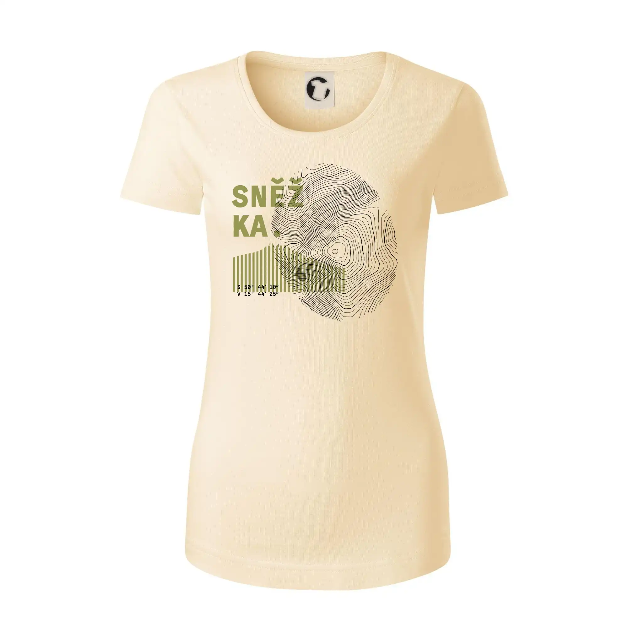 Sněžka - vrstevnice otisk