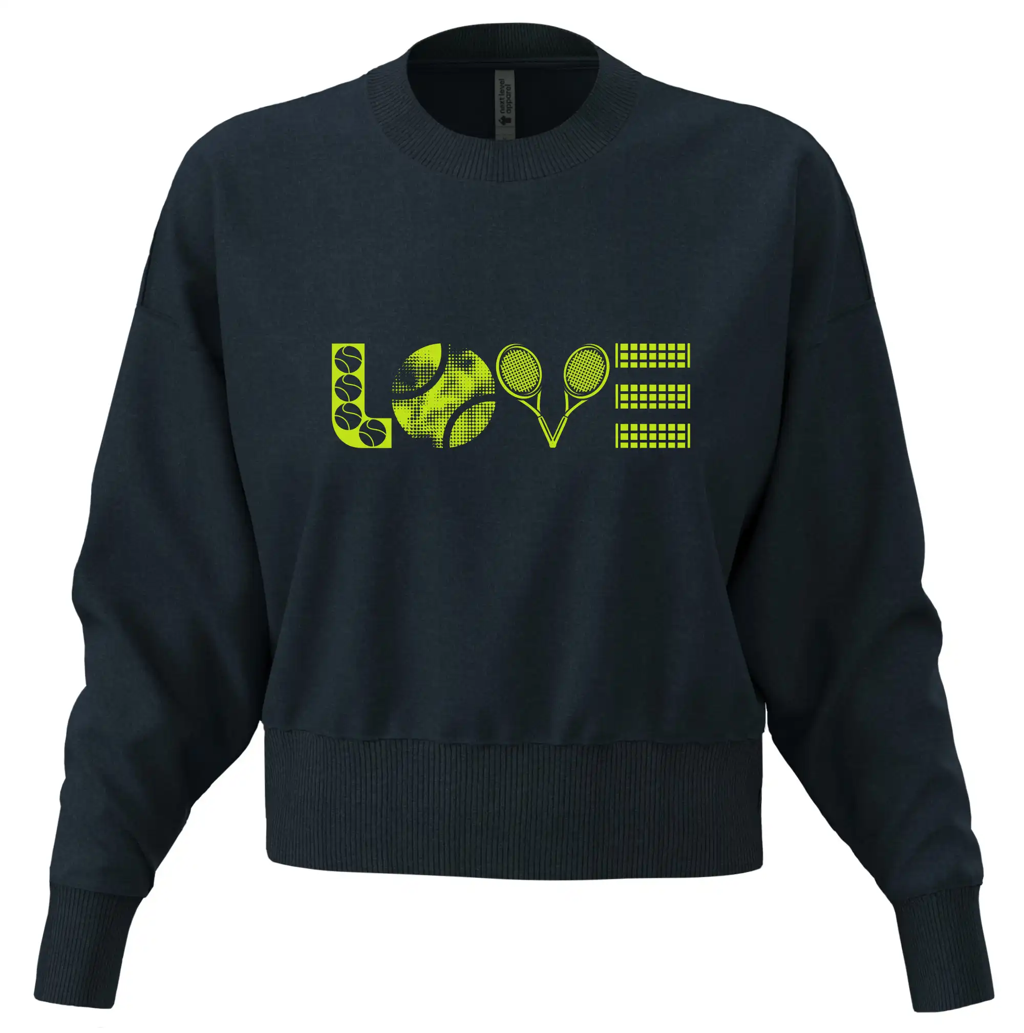 Tenis love nápis