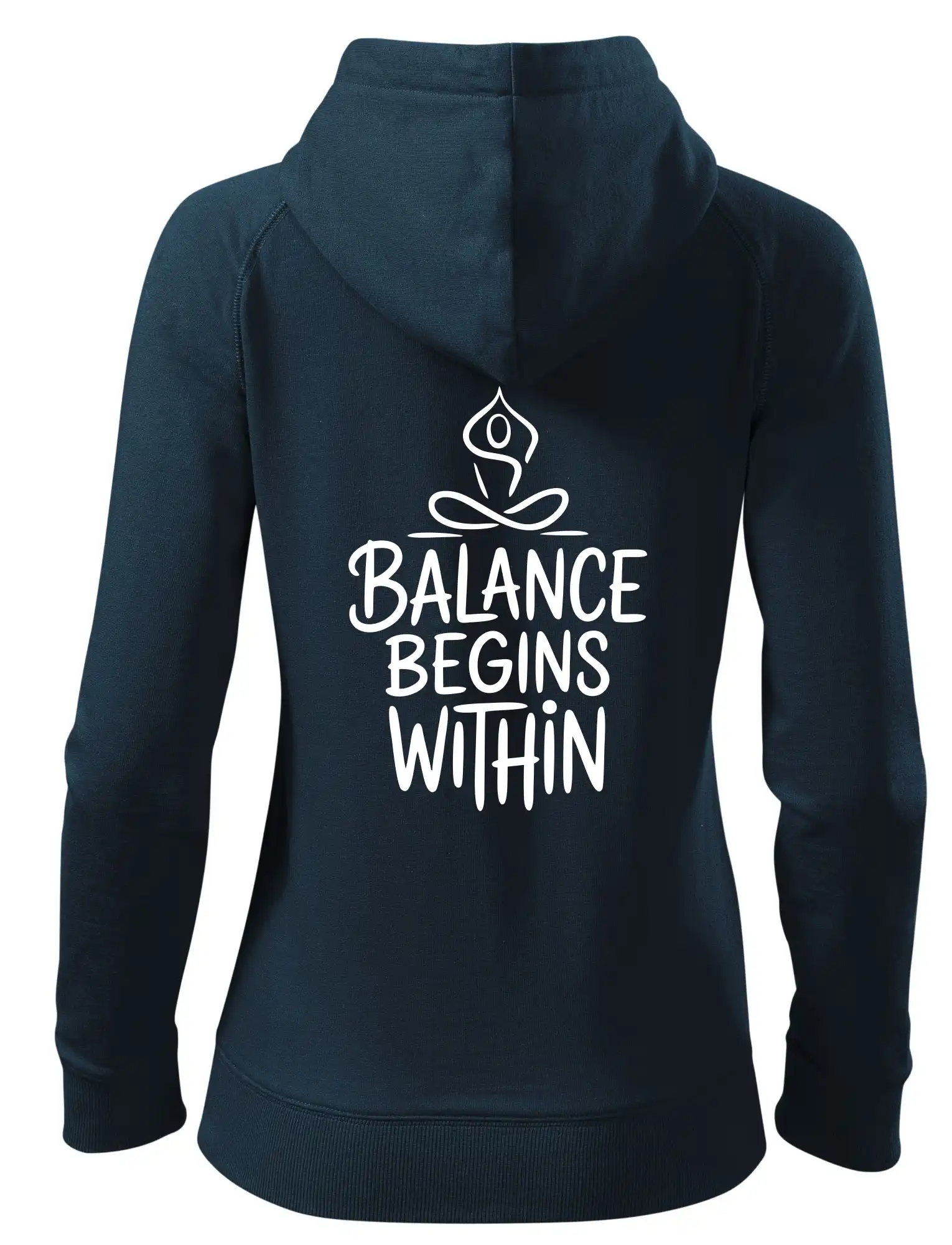 Balance begins within nápis